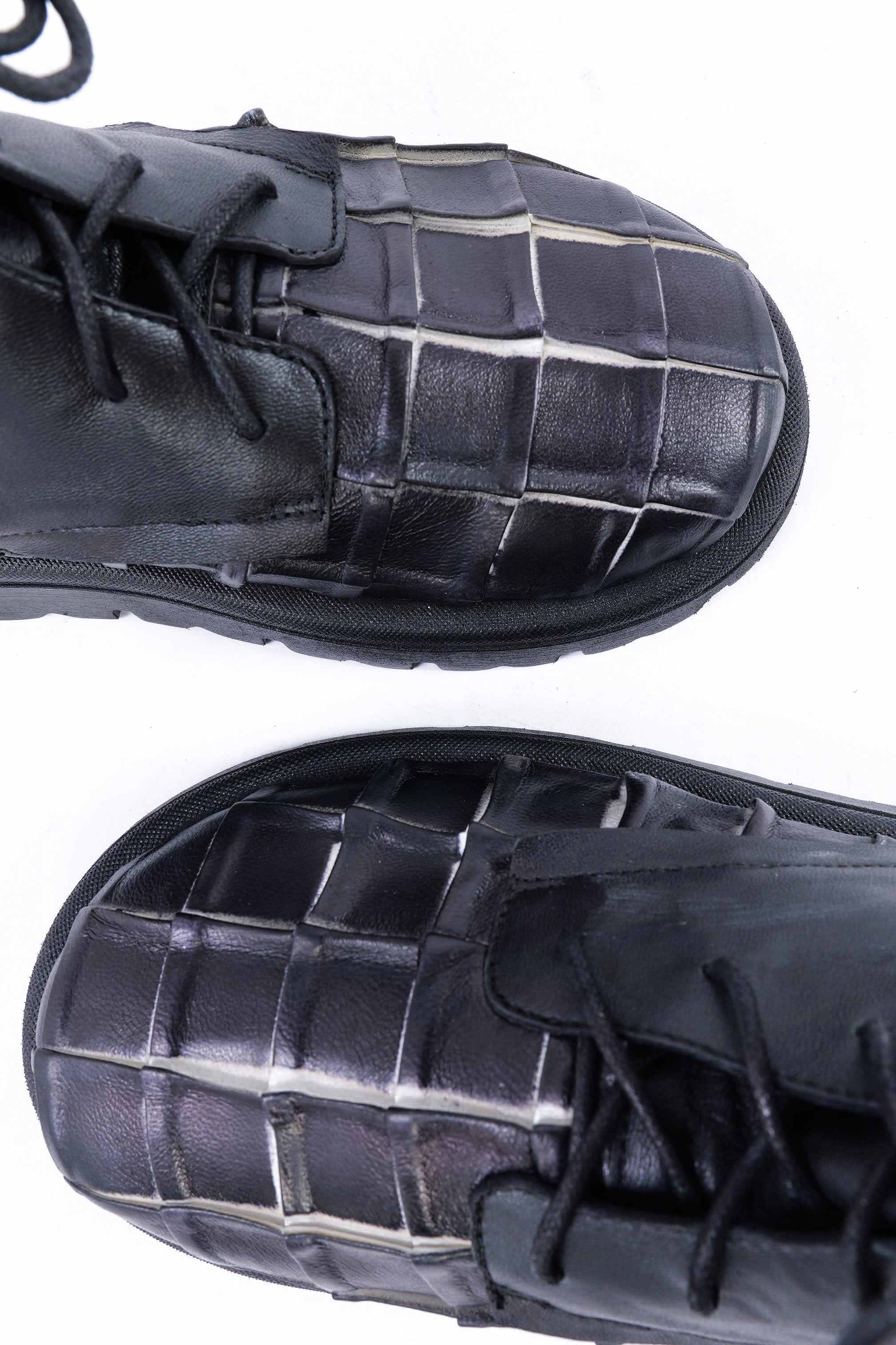 Leder Boots - Schwarz - Rue