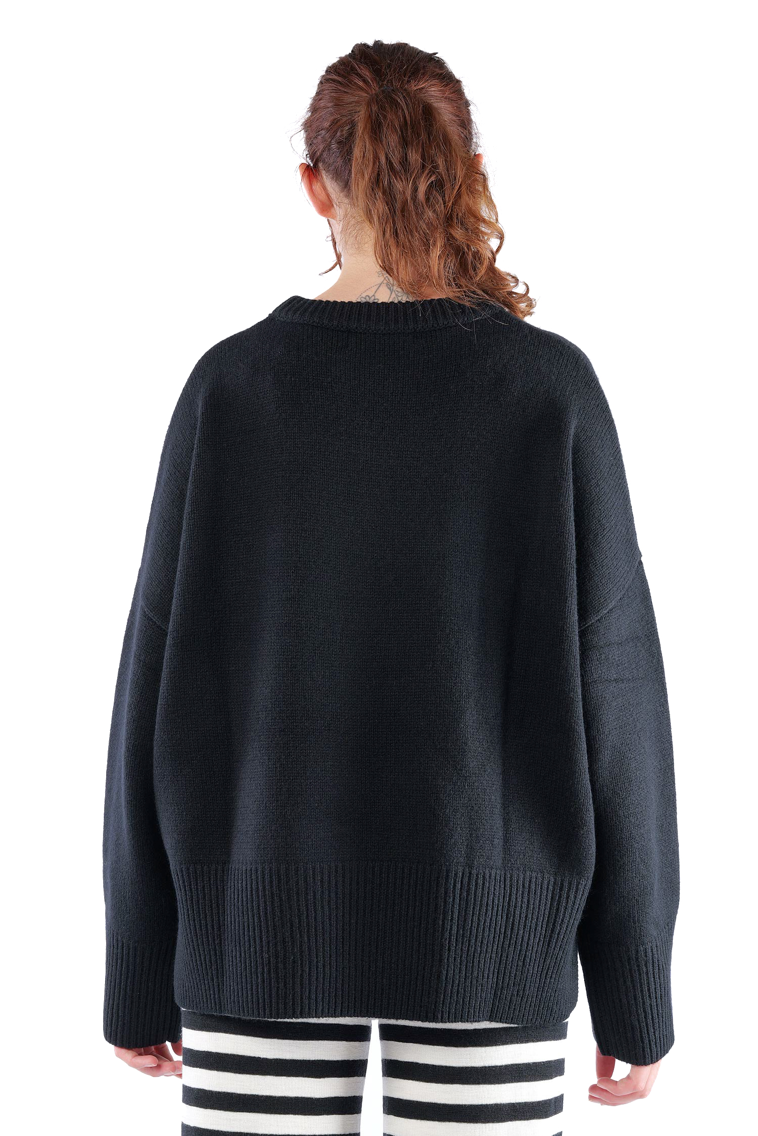 Kaschmir Pullover - Schwarz - 2465