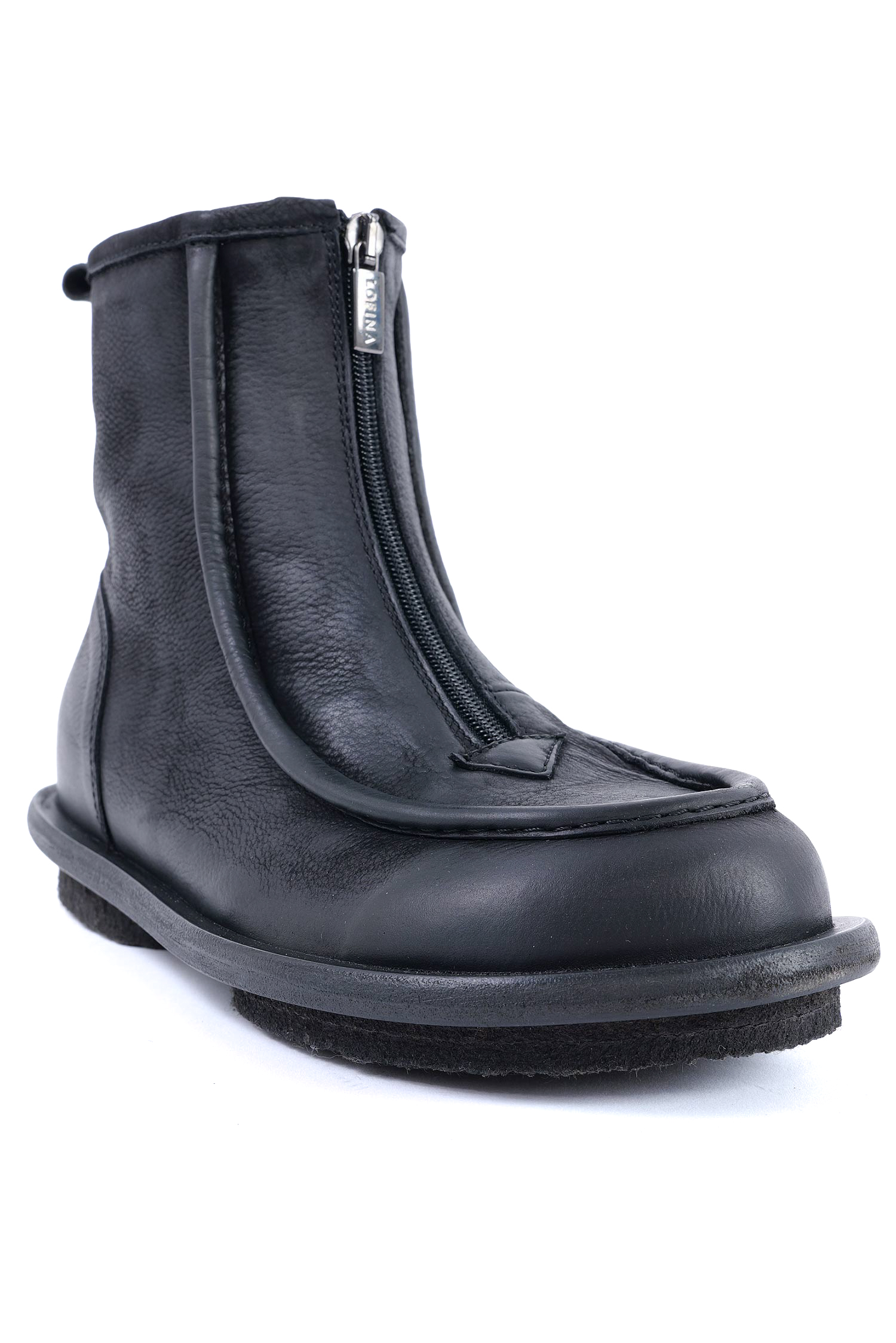 Mokassin Stiefel - Schwarz - 10303