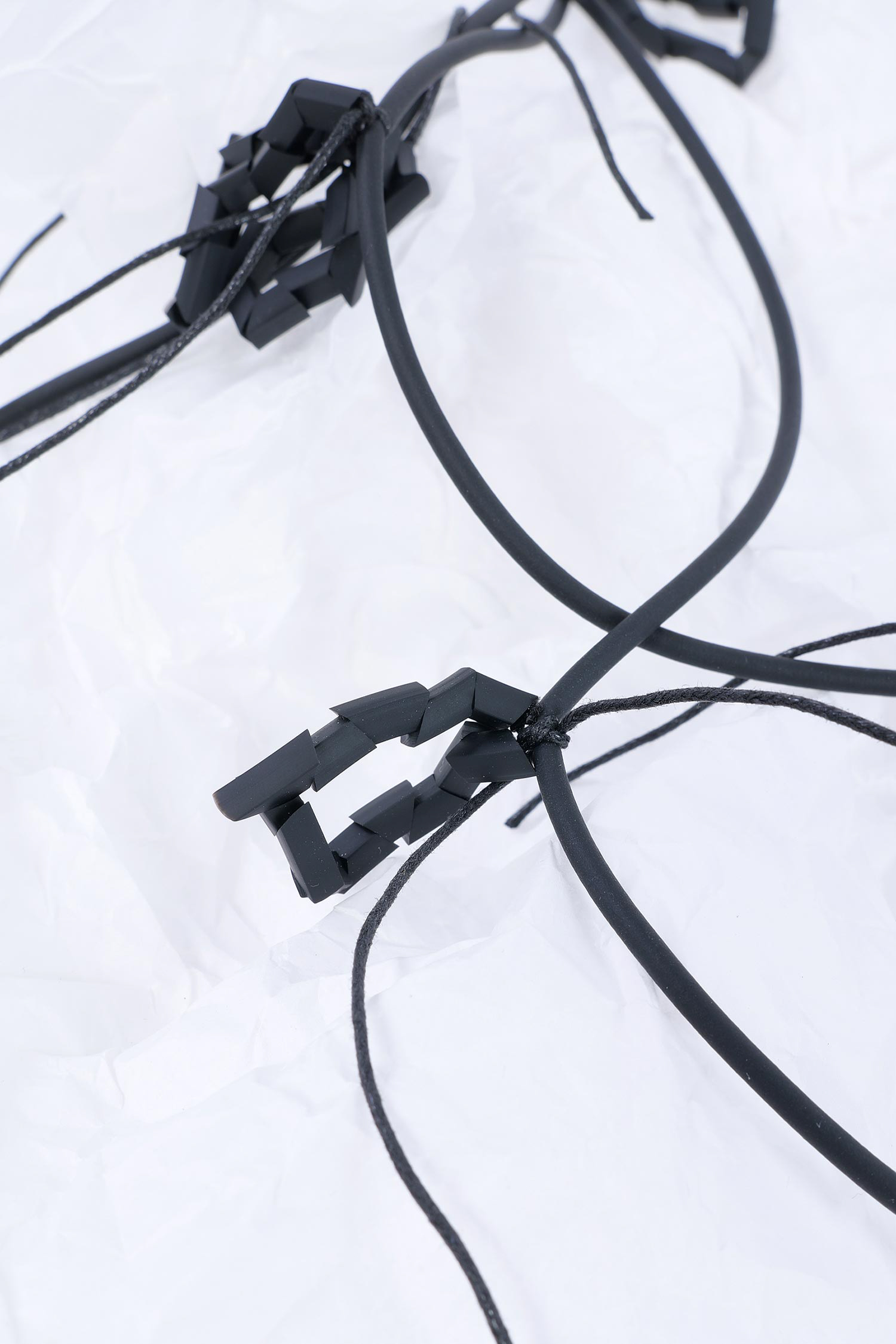 Decorative necklace - black - A.Lia