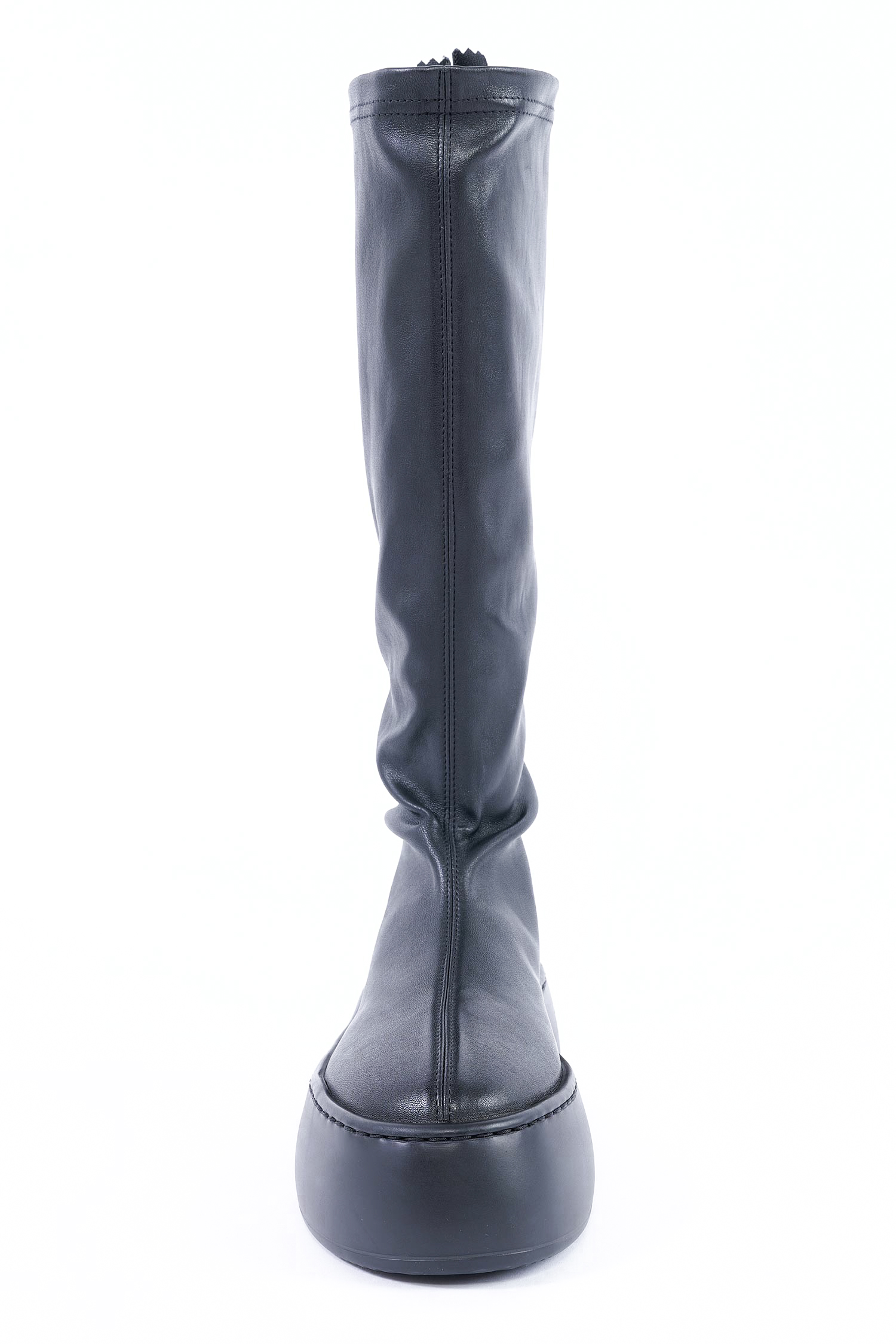 Stretchleder Boots - Schwarz - Vibe Boot