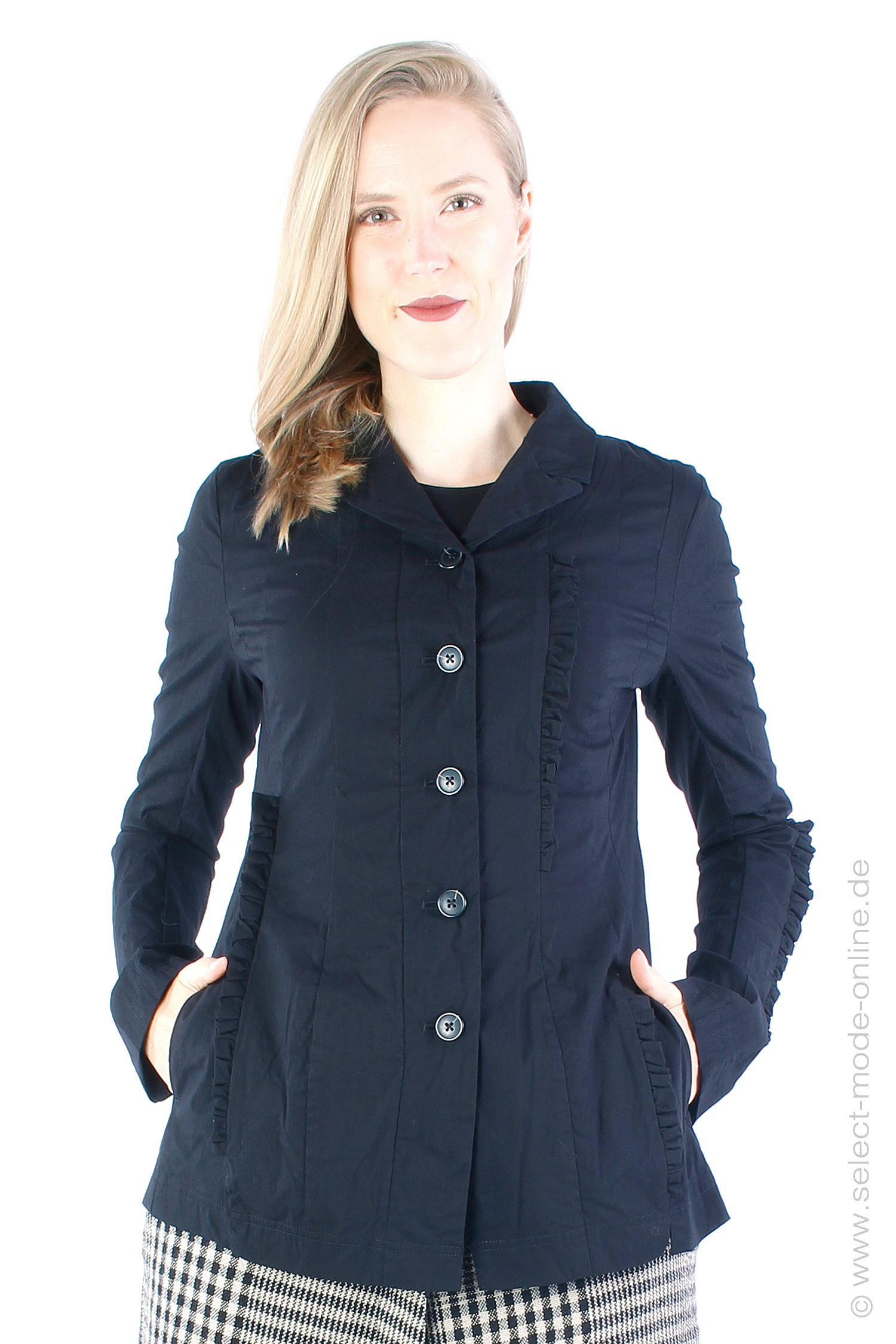 Stretch jacket - black - 2233191108