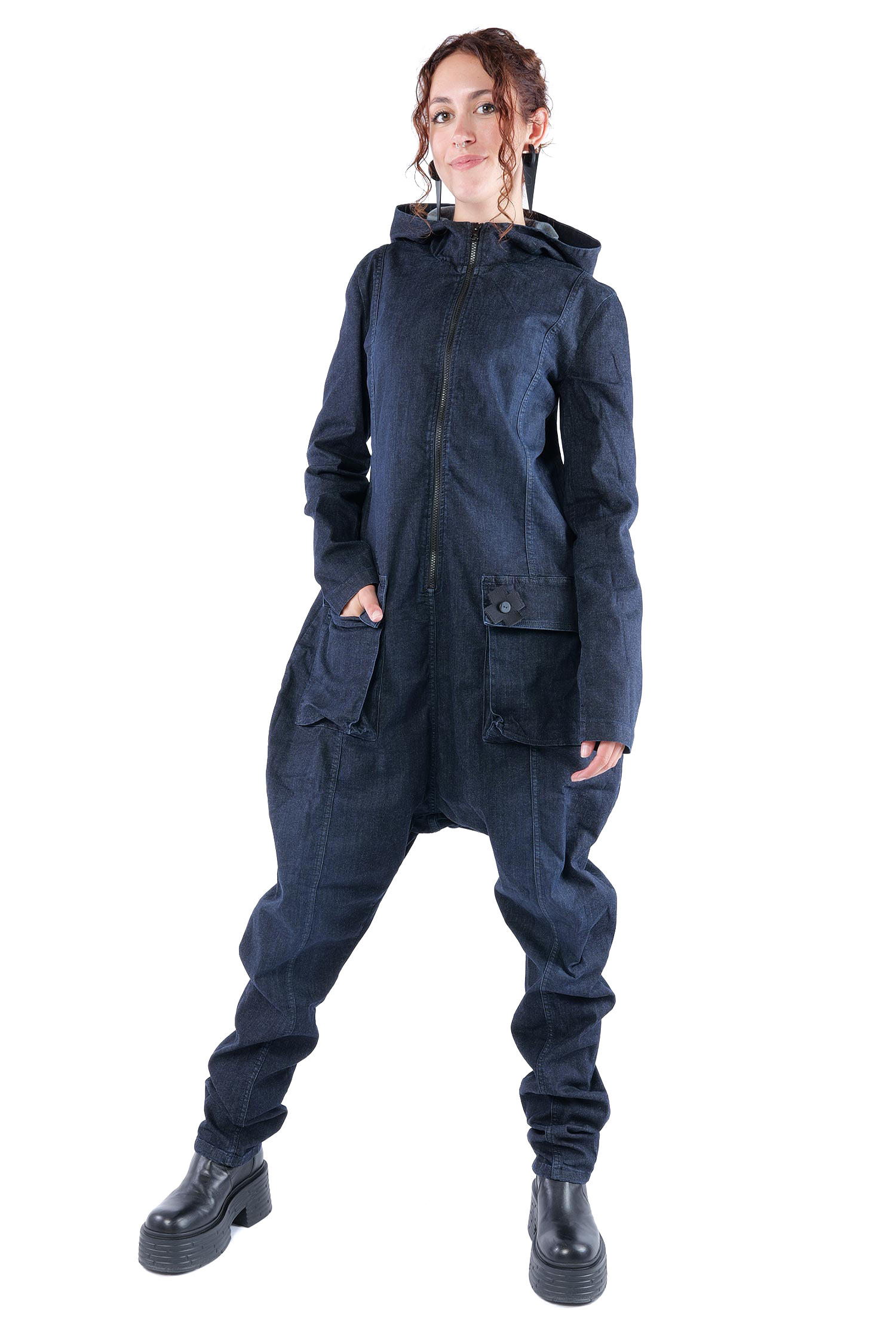 Jeansoverall - Darkblue - 10022