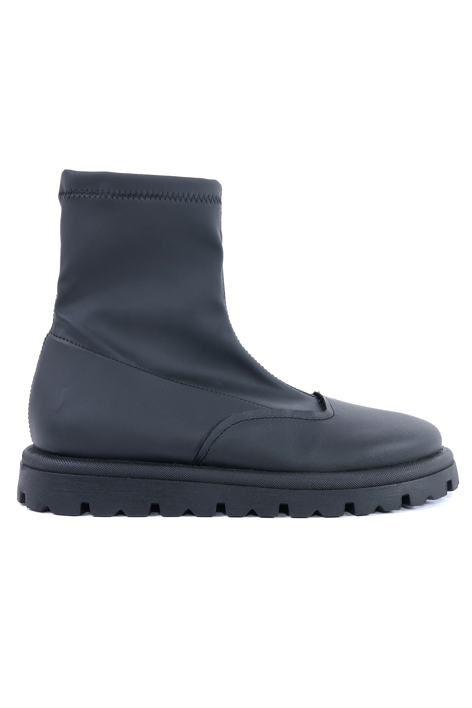 Stretchleder Boots - Schwarz - Alice