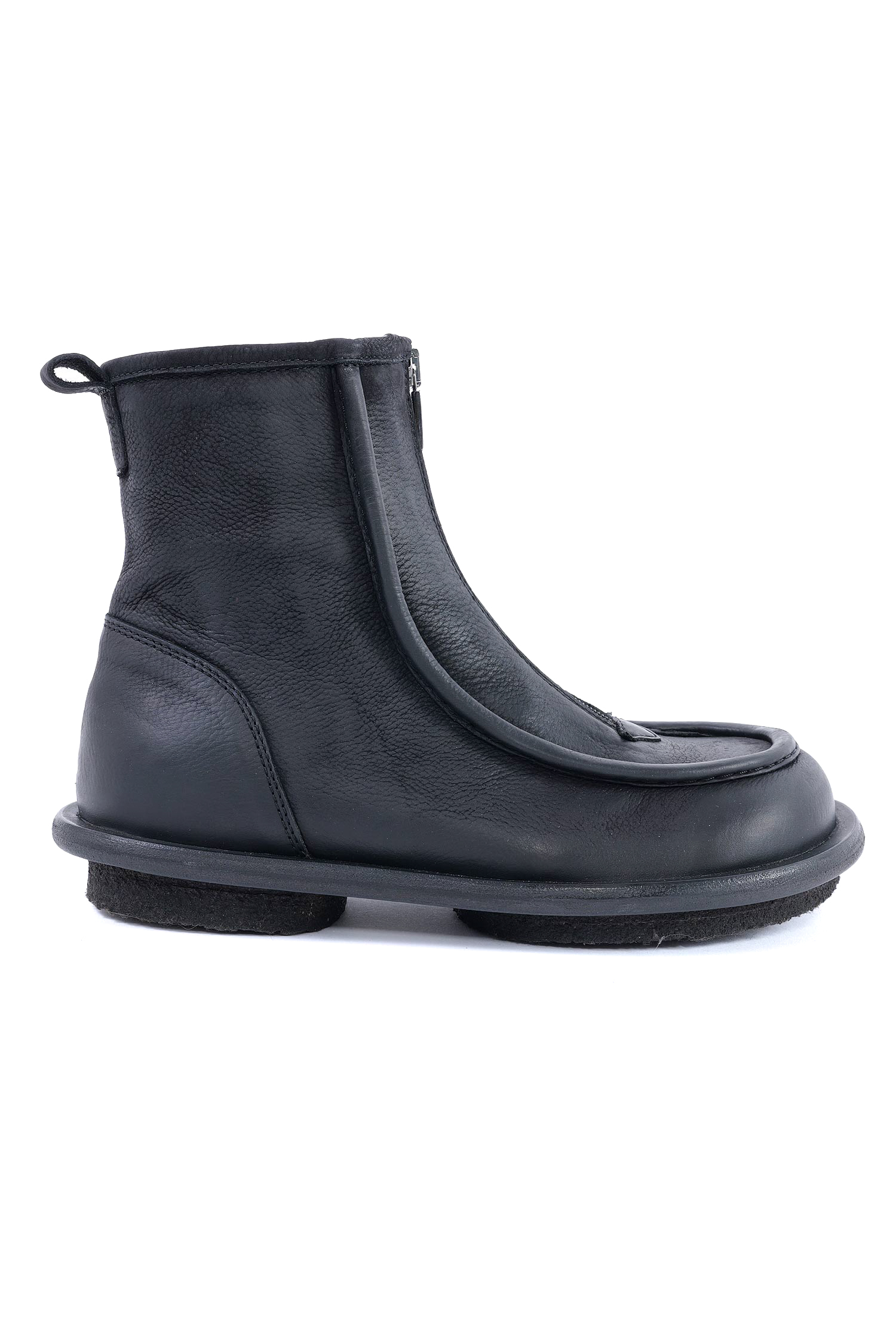 Mokassin Stiefel - Schwarz - 10303
