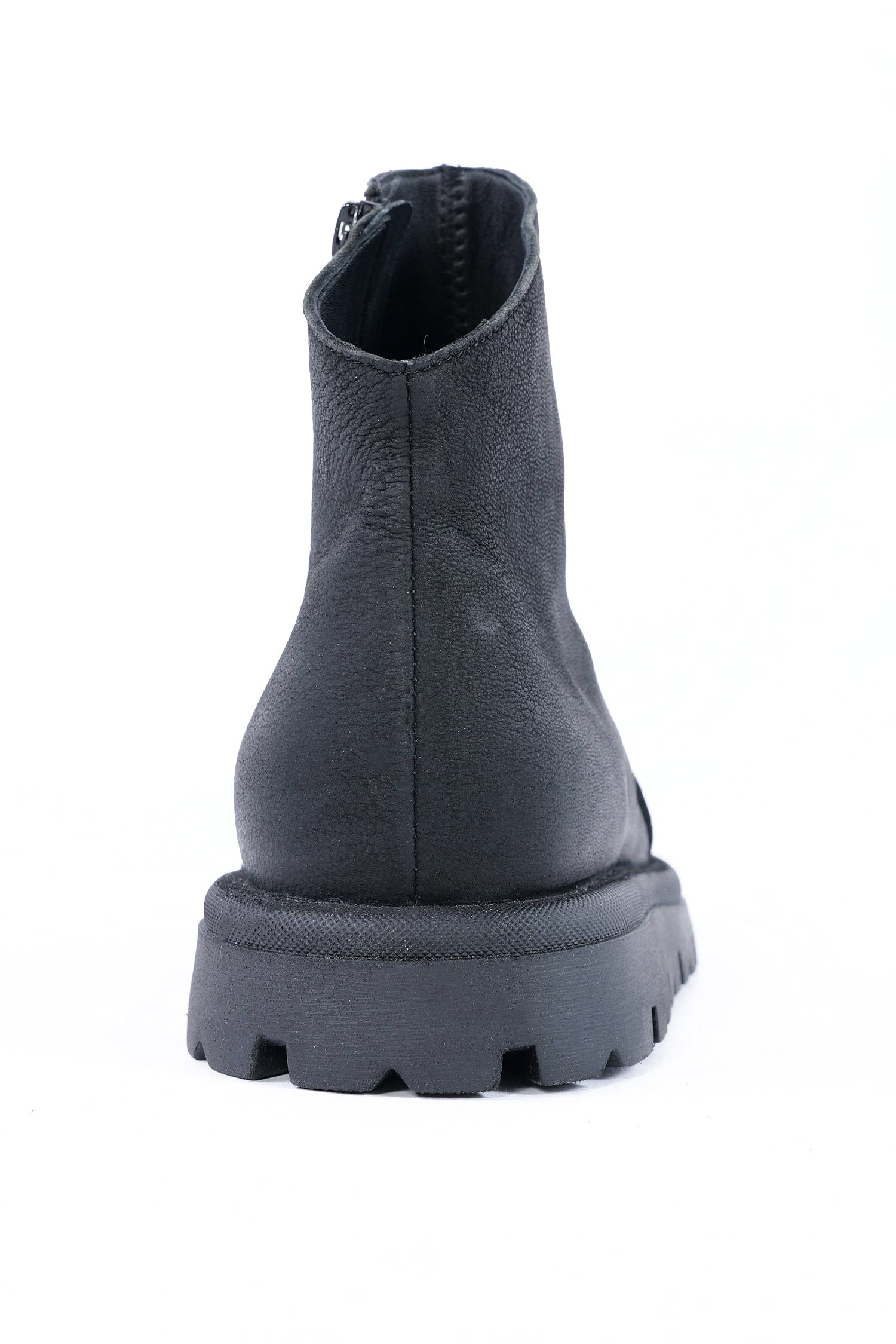 Breite Leder Boots - Schwarz - Britany