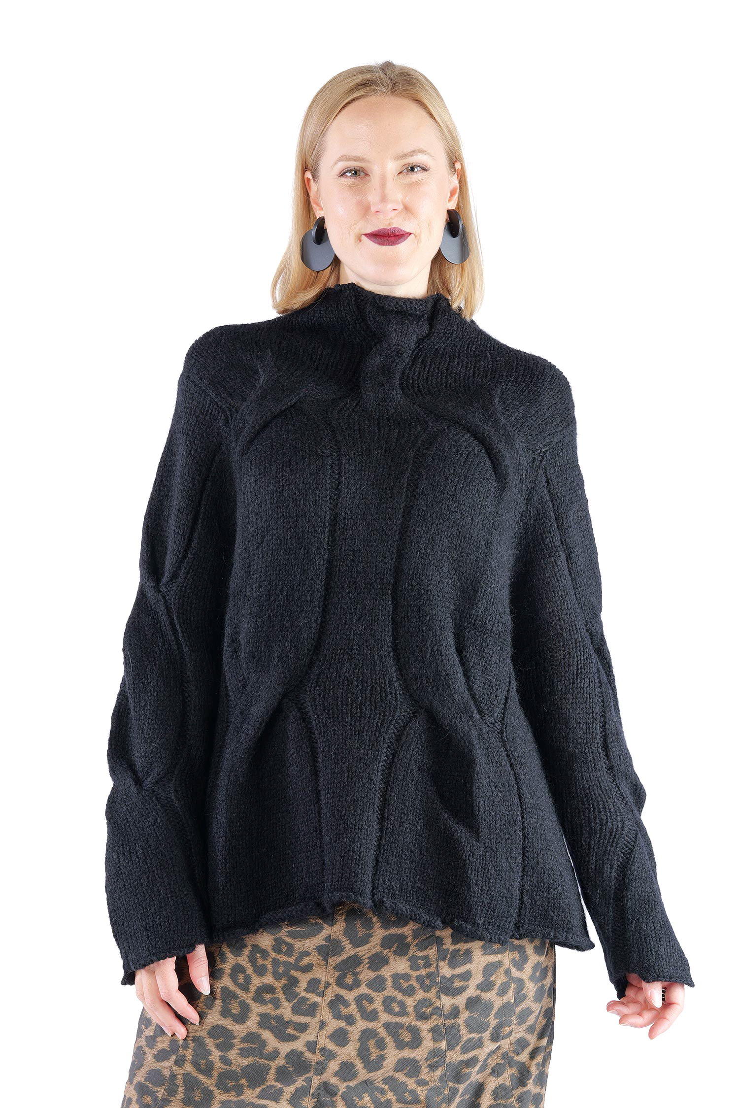 Strickpullover - Schwarz - 2262250701
