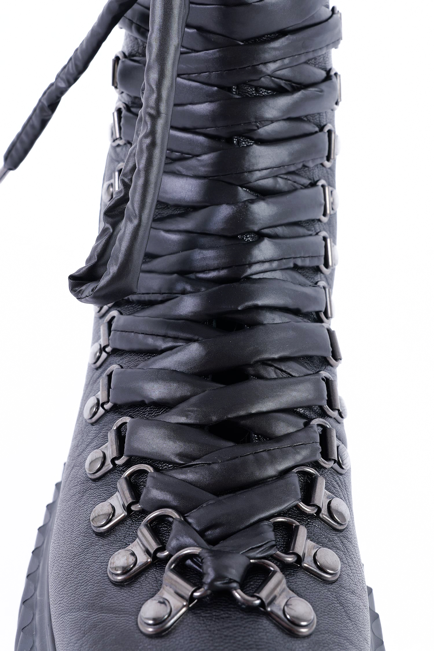 Schnür-Boots - Schwarz - Dromo