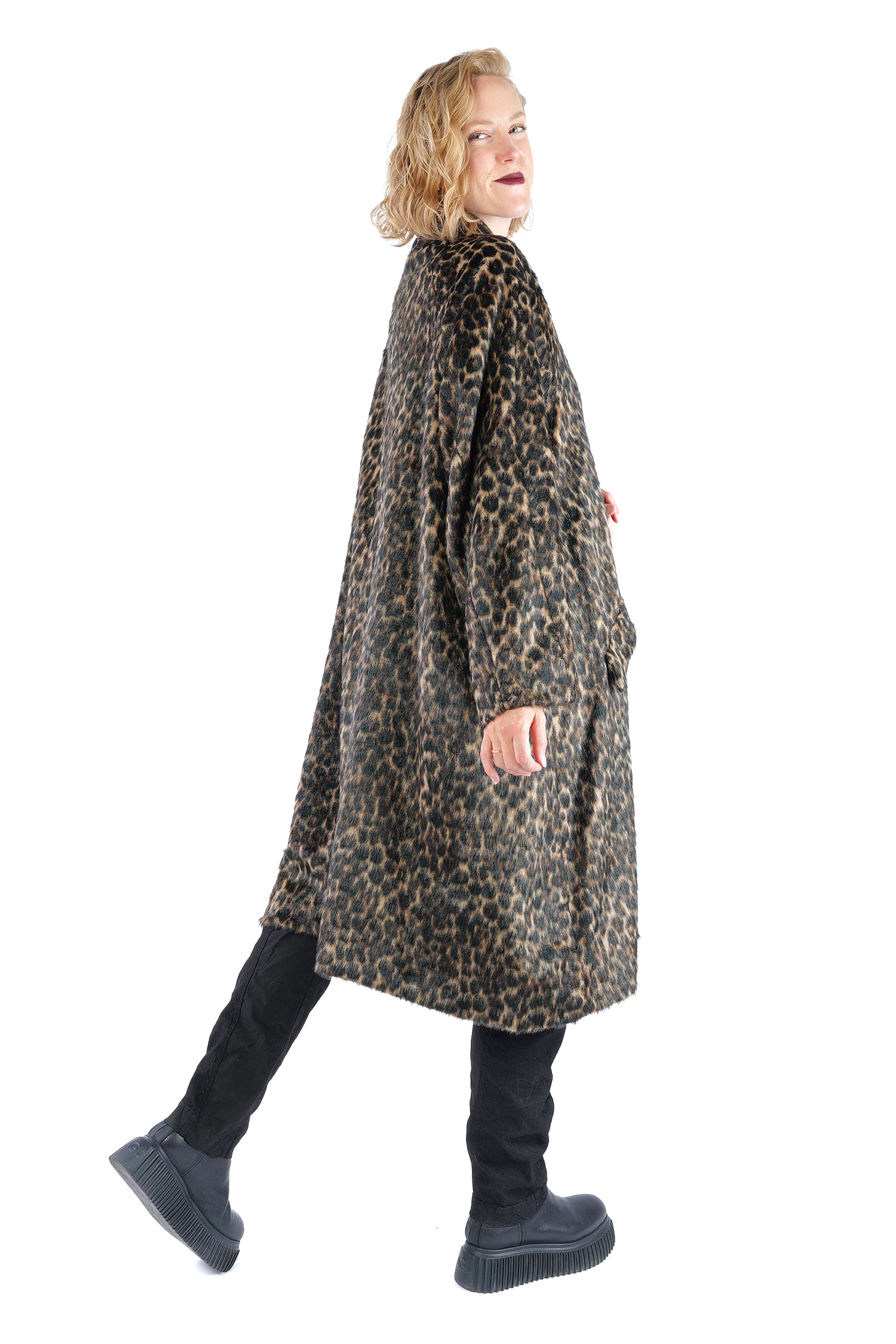 Oversize Leofell-Mantel - Leo jacquard - 2261191205