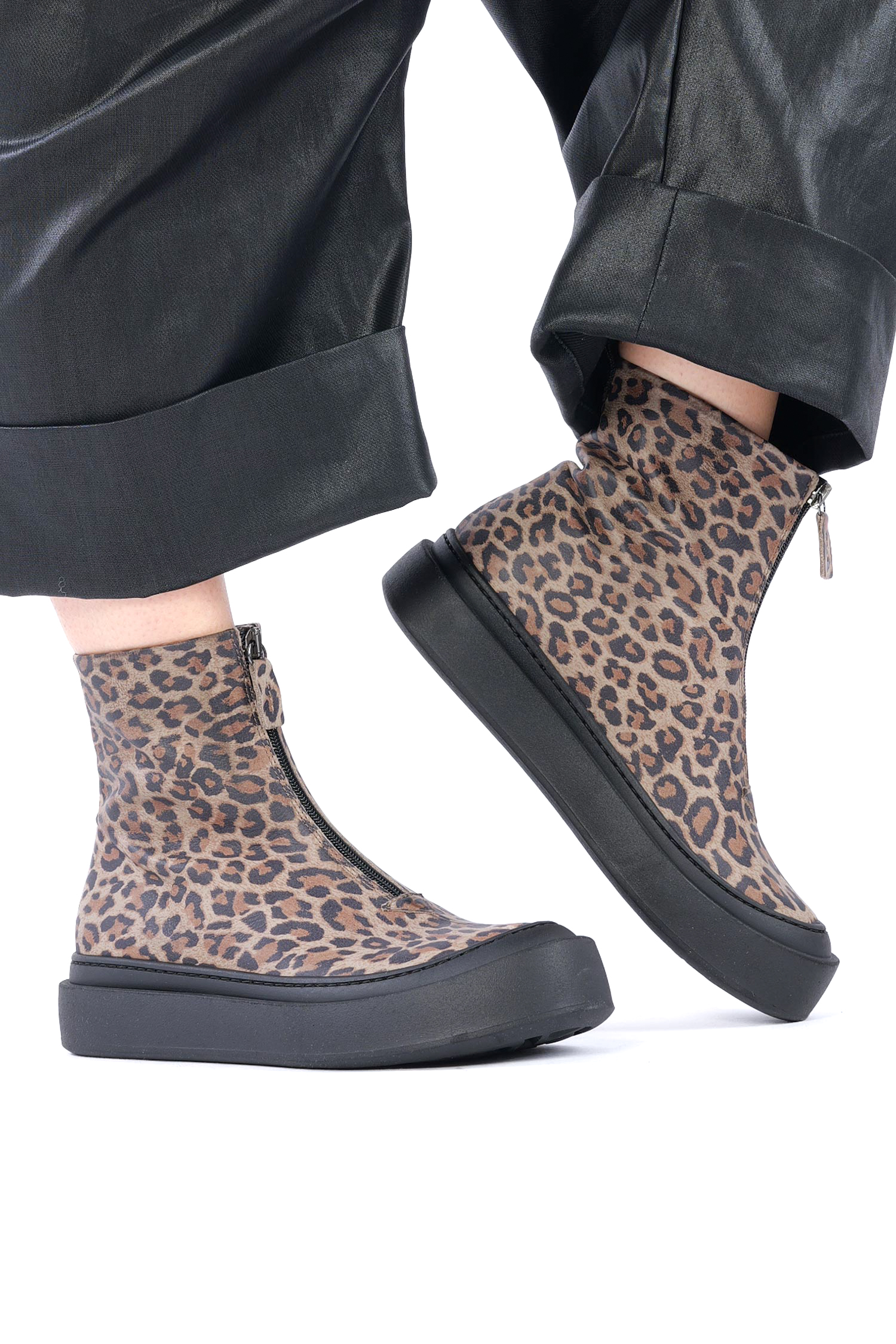 Leo-Boots mit Reißverschluss - Malto Leopardo - 8283