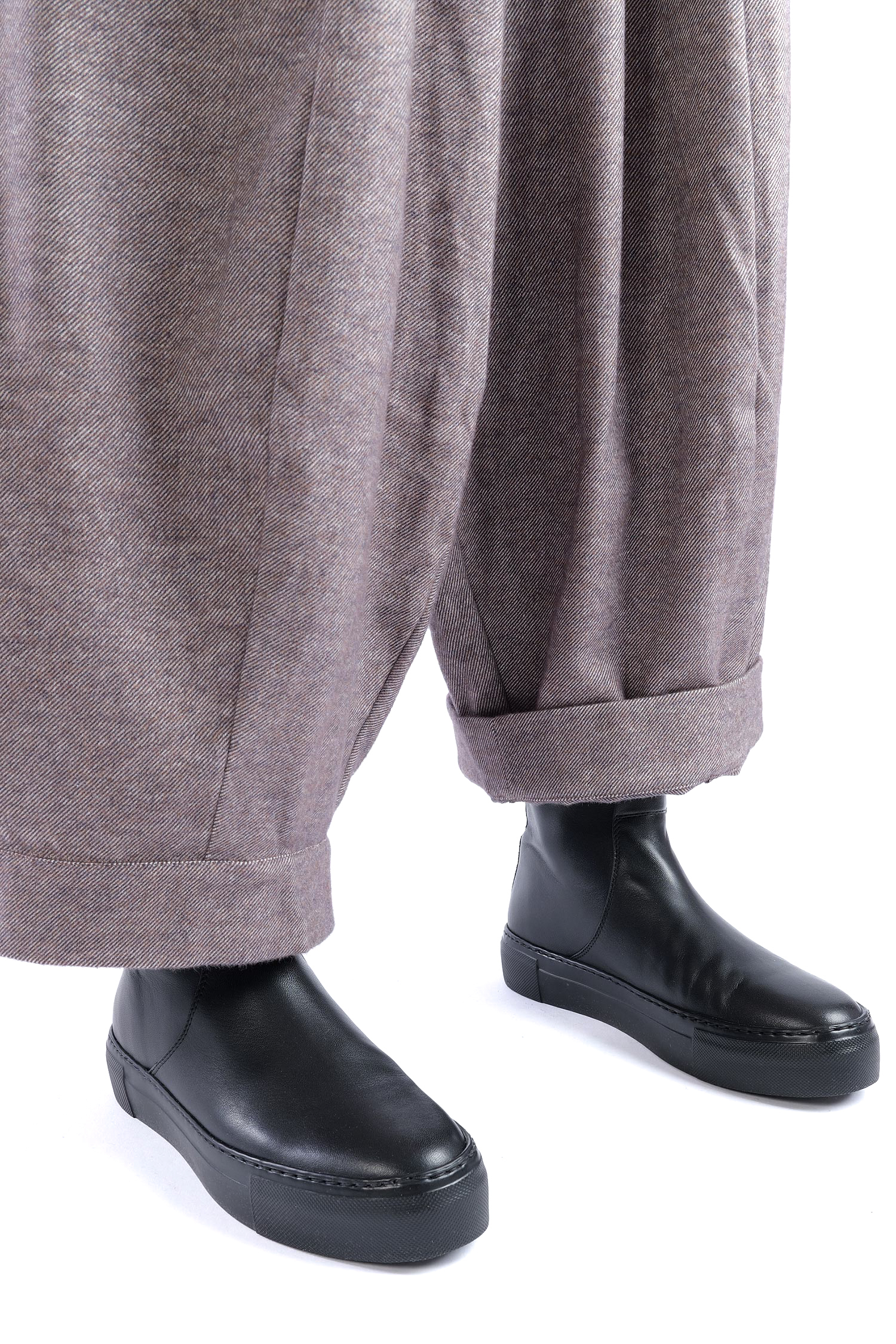 Weite Hose - Dusty rose melange - Alido