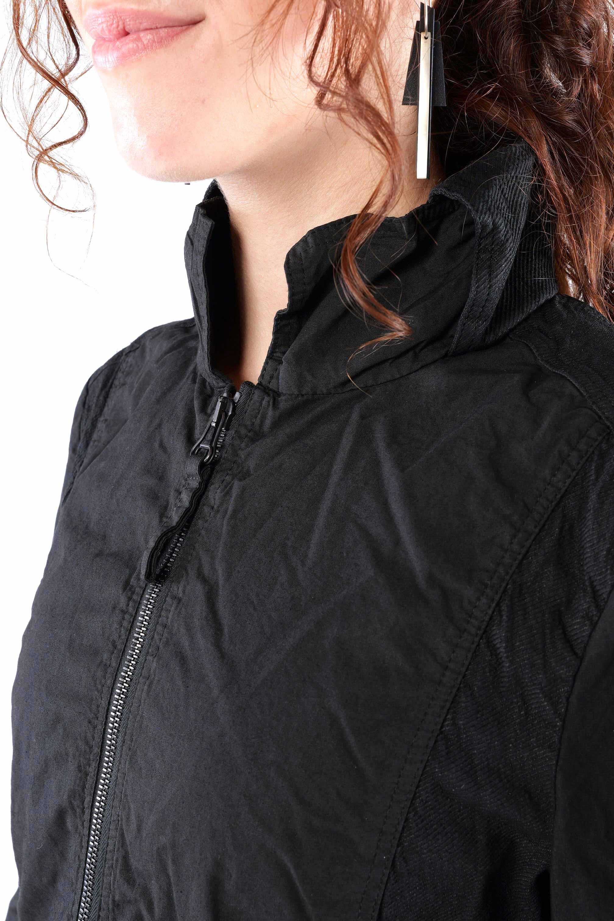 Asymmetrische Jacke - Schwarz - 2262261101