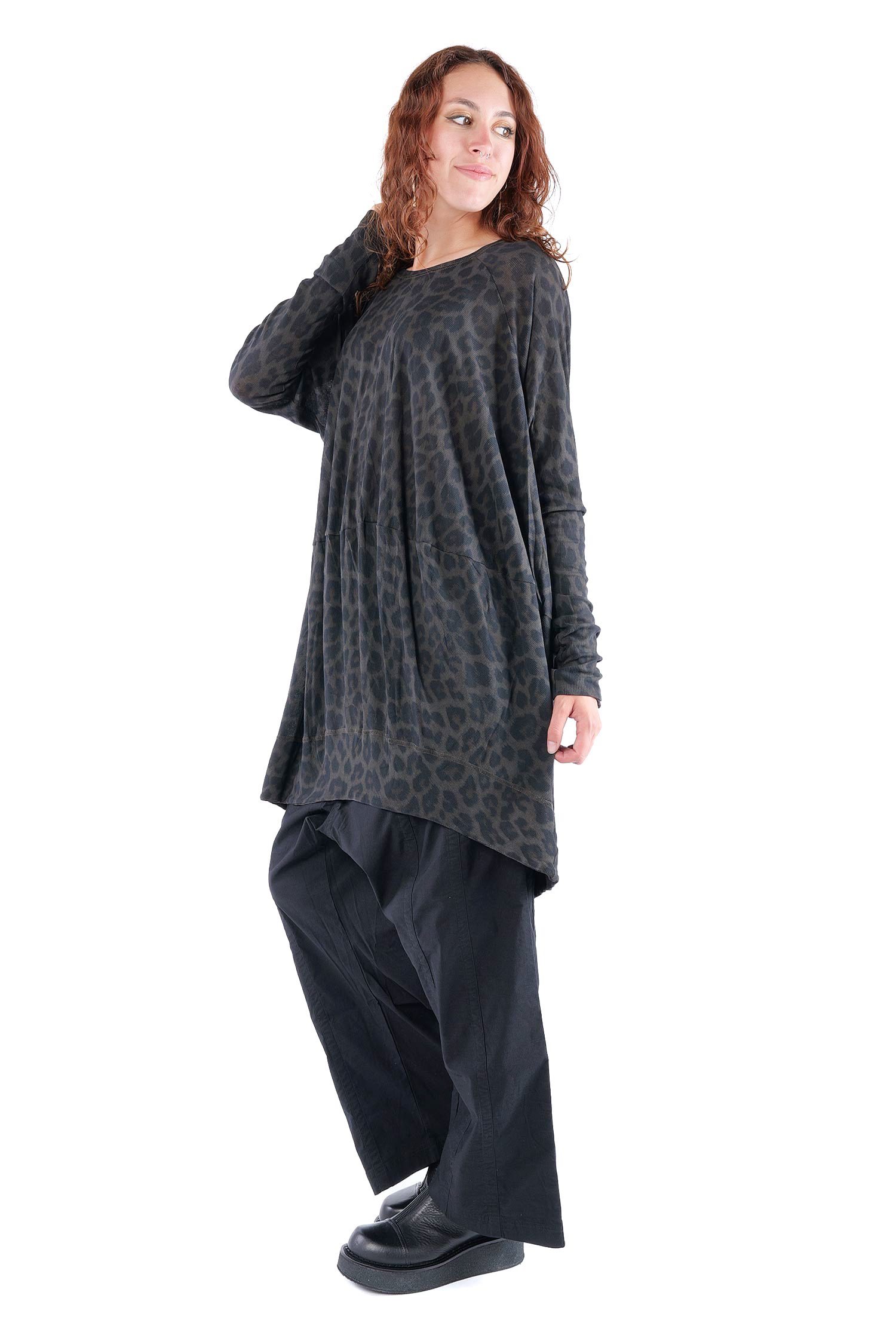 Oversize Tunika - Leo black cloud - 2261140505