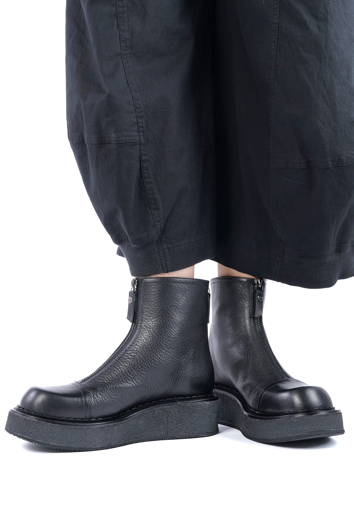 Leder Boots - Schwarz - Linfa Lowboot
