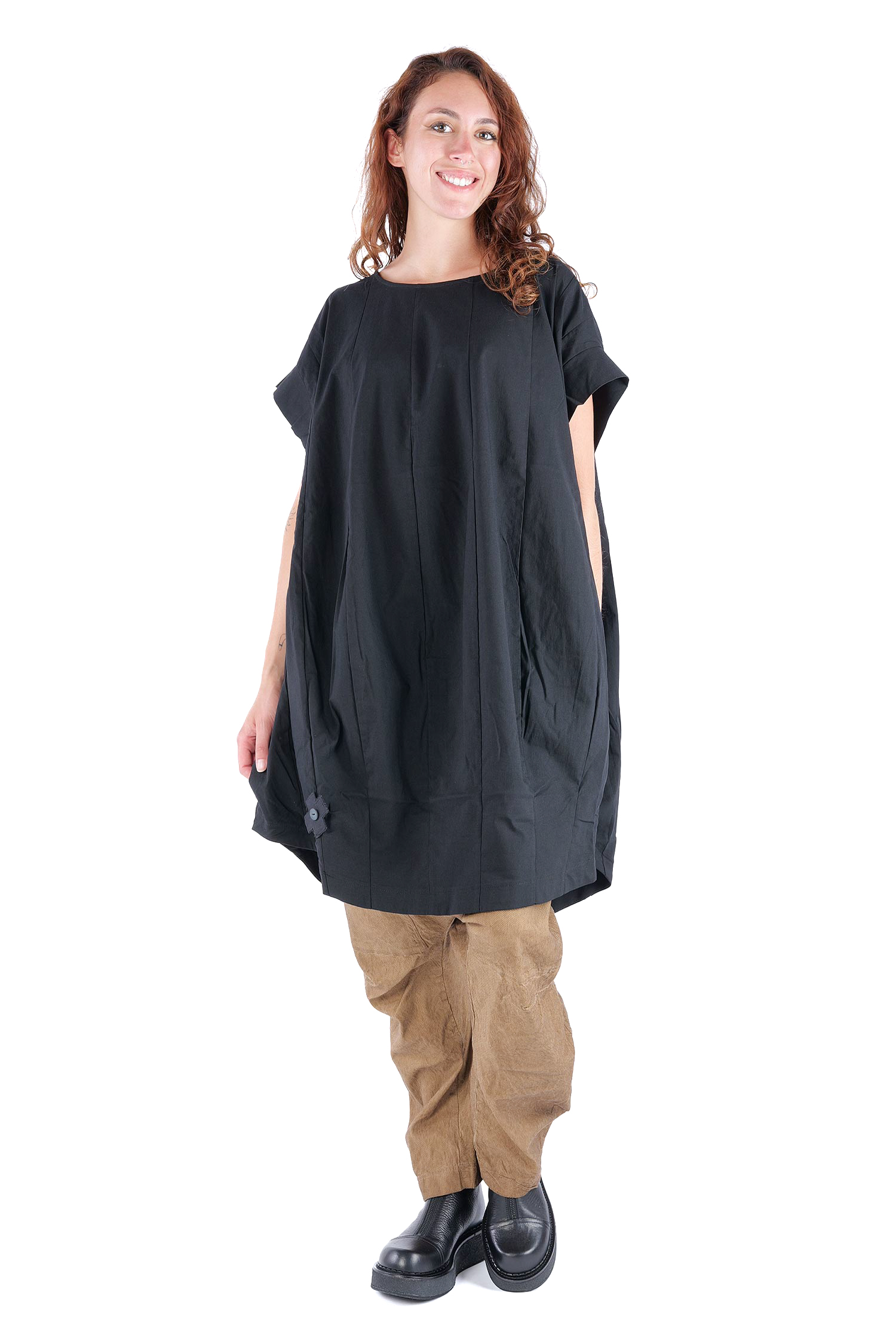 Oversize Tunika - Schwarz - 5052