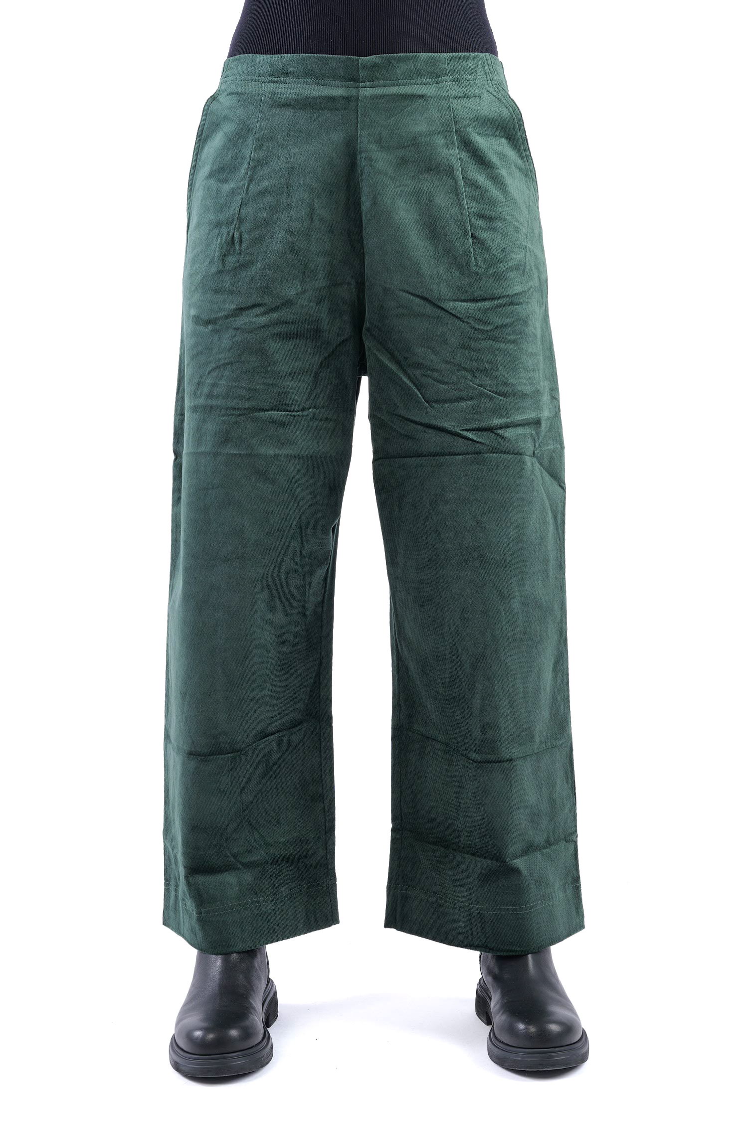 Feincord Culottes - Forest - 2263230113