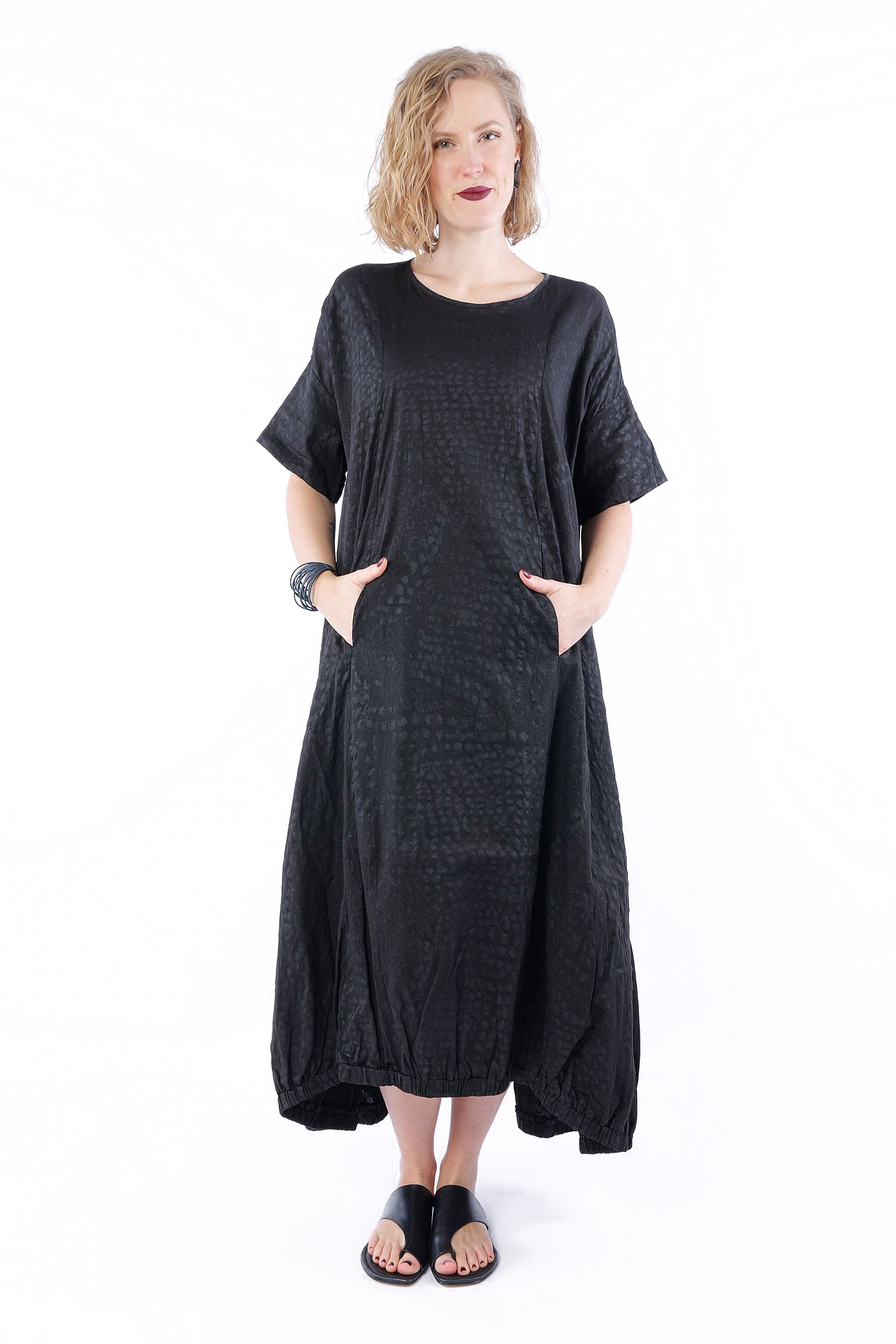 Oversize Kleid - Schwarz - Mariza