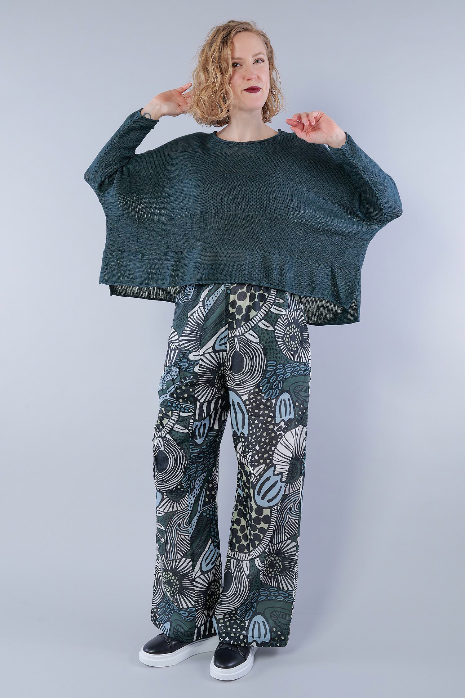 Streifen Strickpullover - Tree - 1263720703