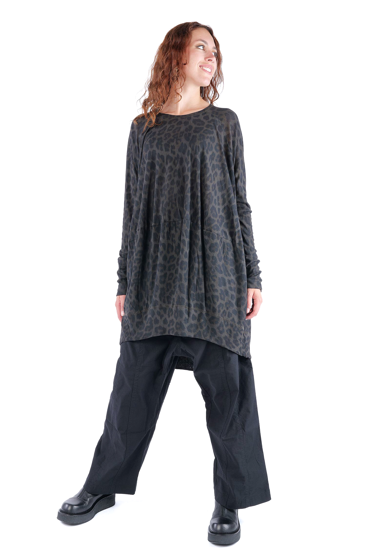 Oversize Tunika - Leo black cloud - 2261140505
