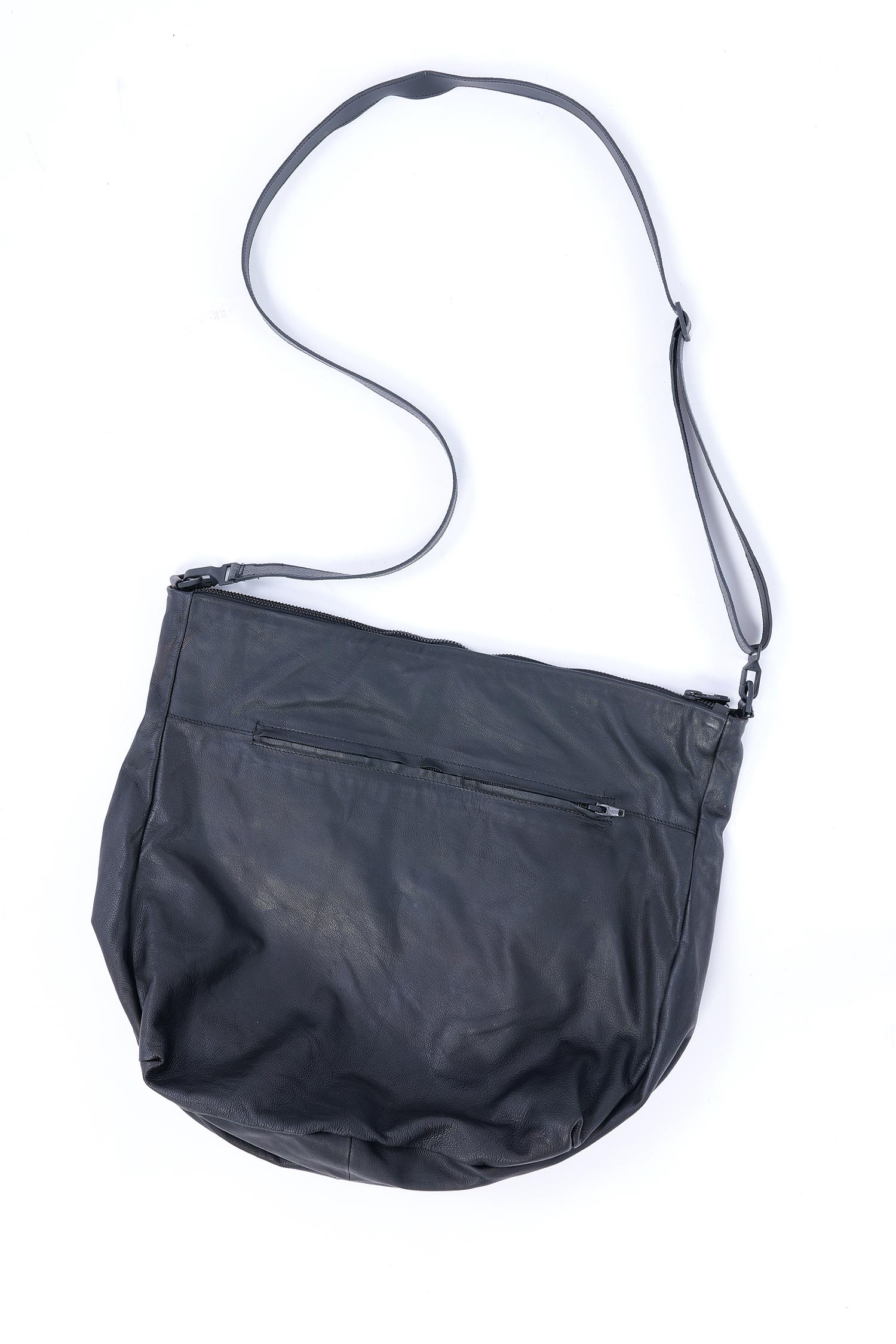 Tasche mit Ziernähten - Schwarz - M.Orsio