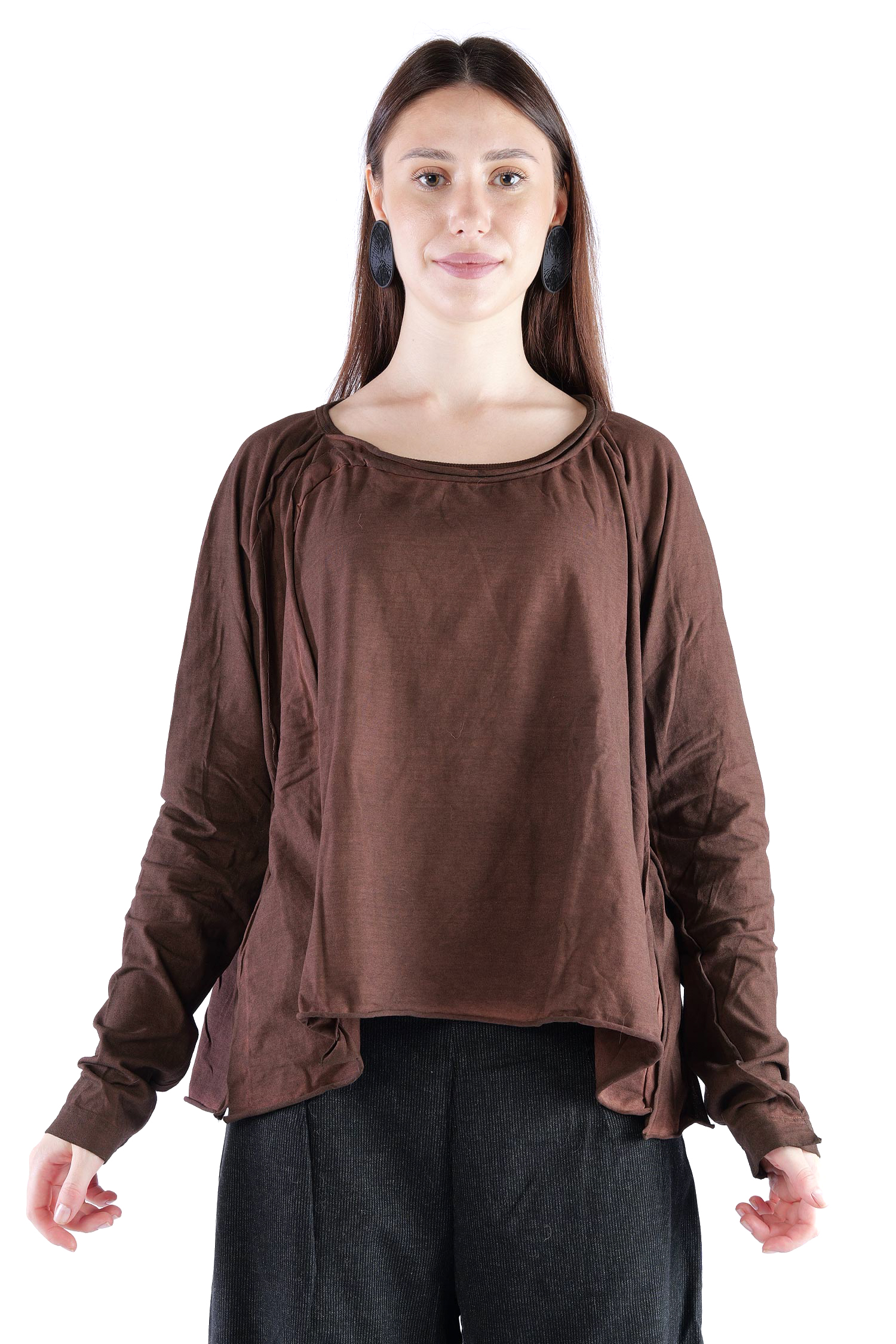 Oversize Jerseypullover - Henna cloud - 2262560506