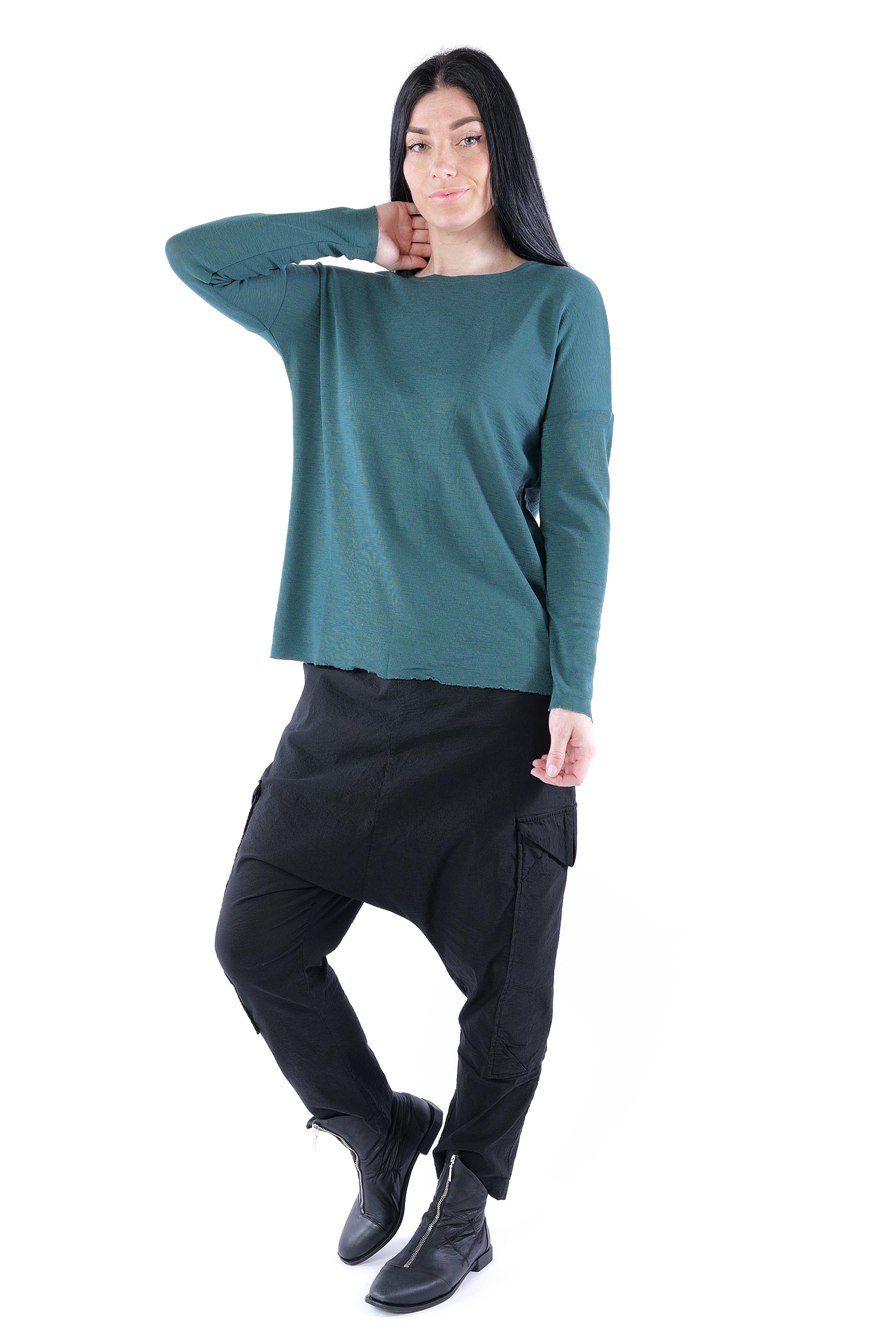 Merino pullover - Granite - 4039