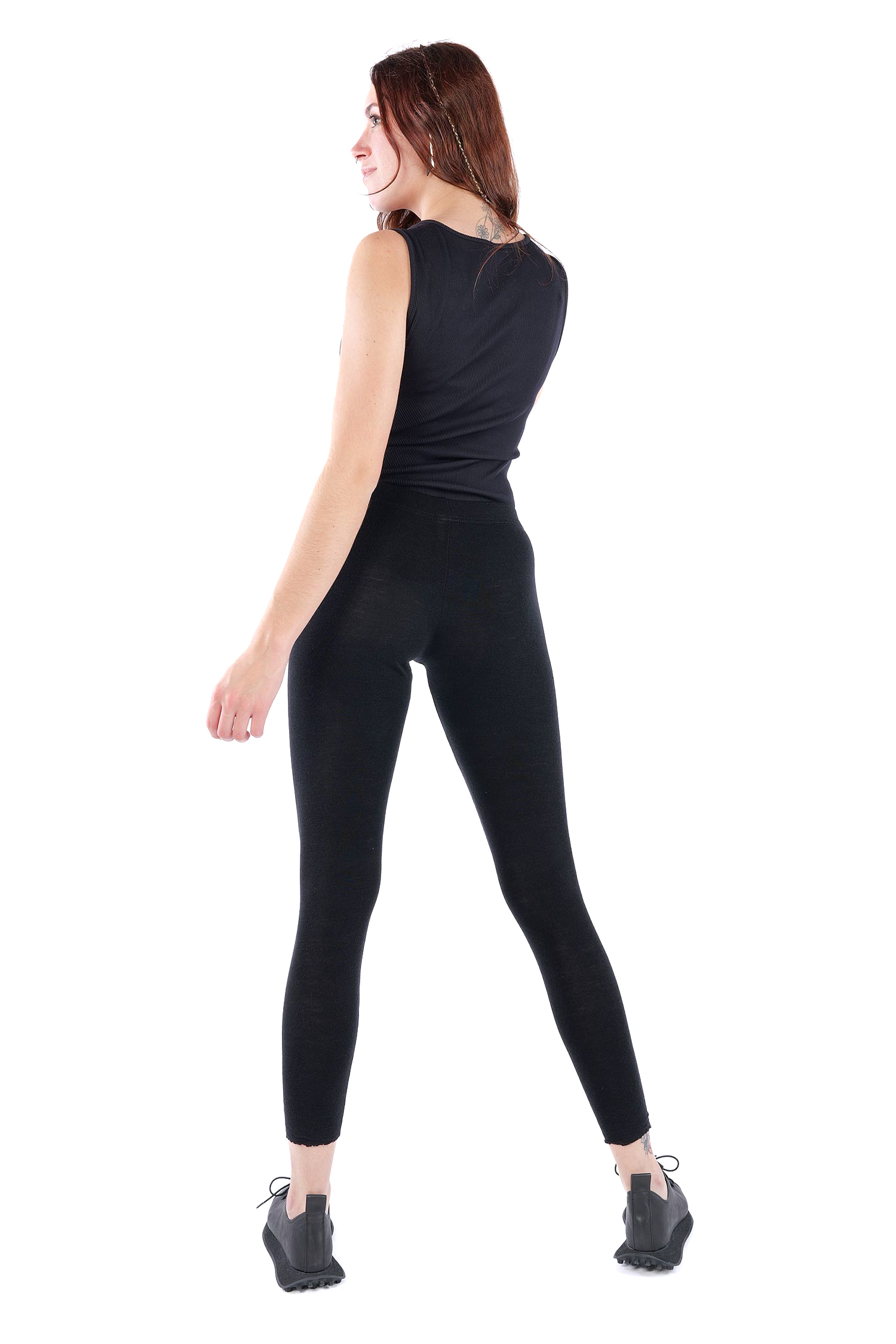 Merino Leggings - Schwarz - 3001