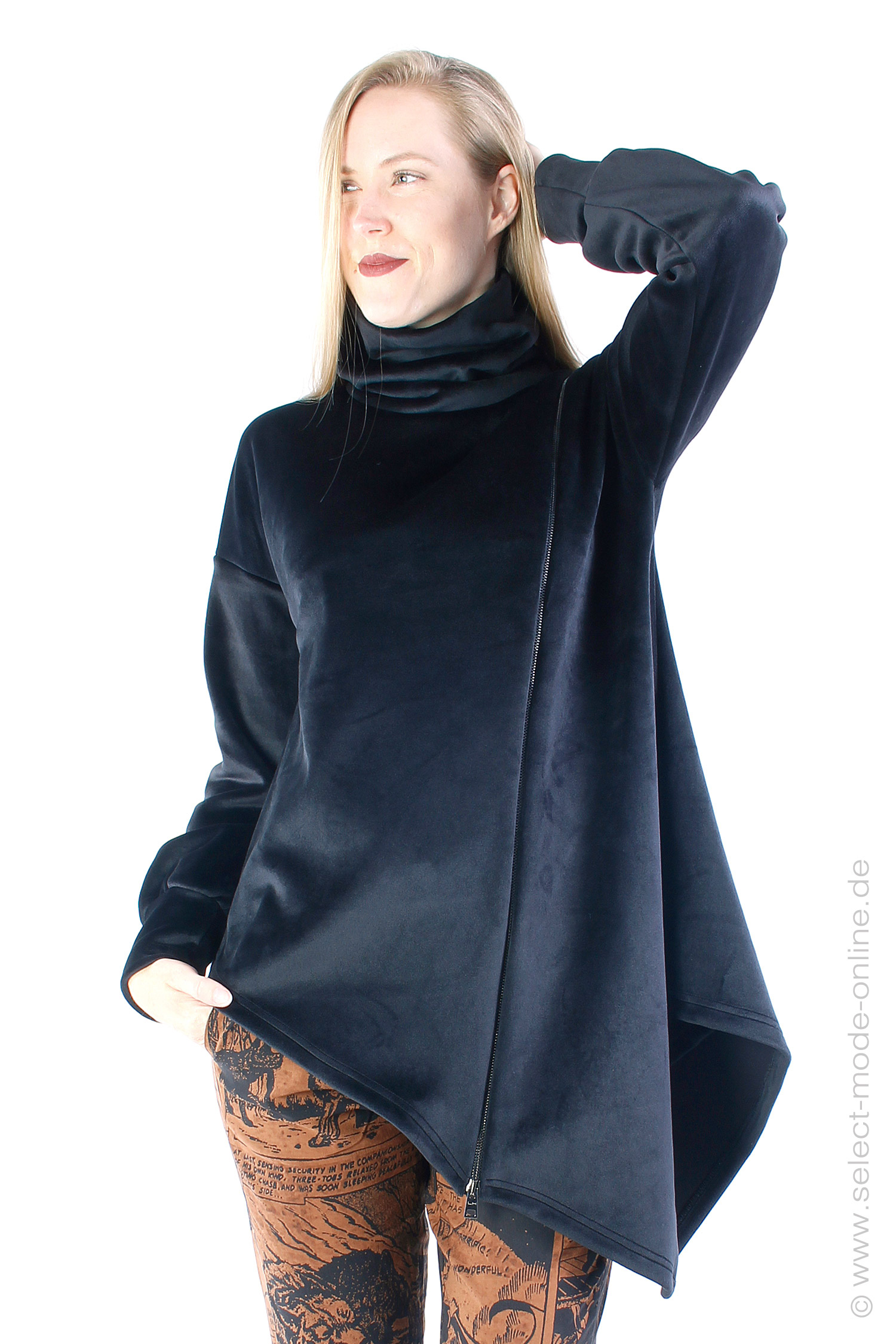 Kuscheliger Pullover - schwarz - LW618