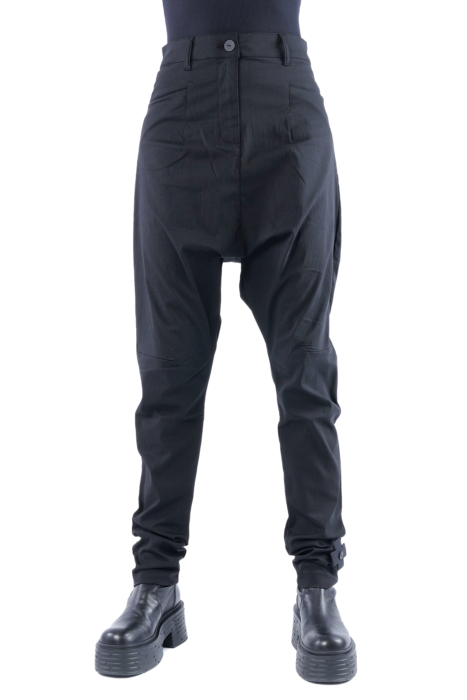 Stretchhose - Schwarz - 10028