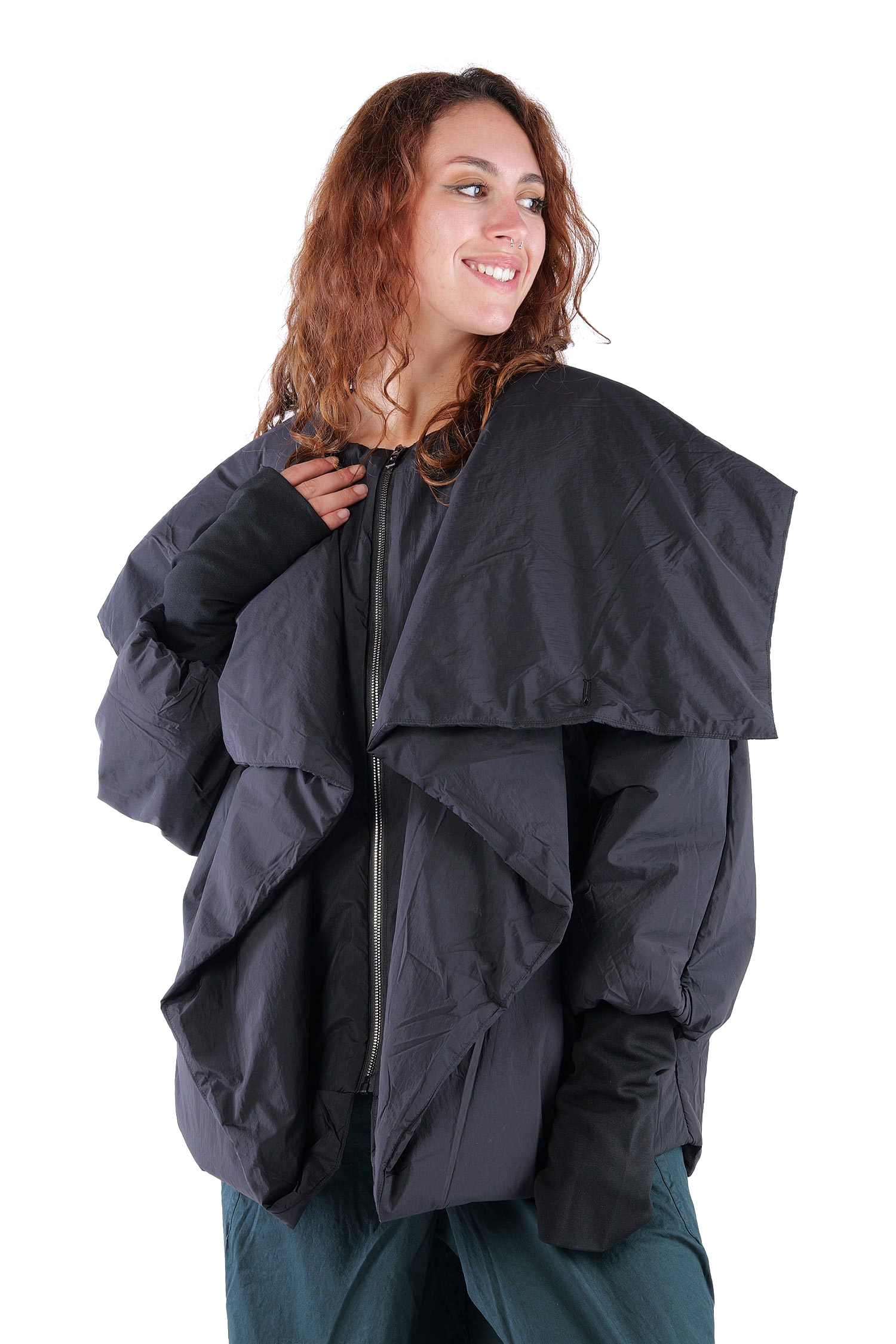 Leichte Winterjacke - Schwarz - SX116