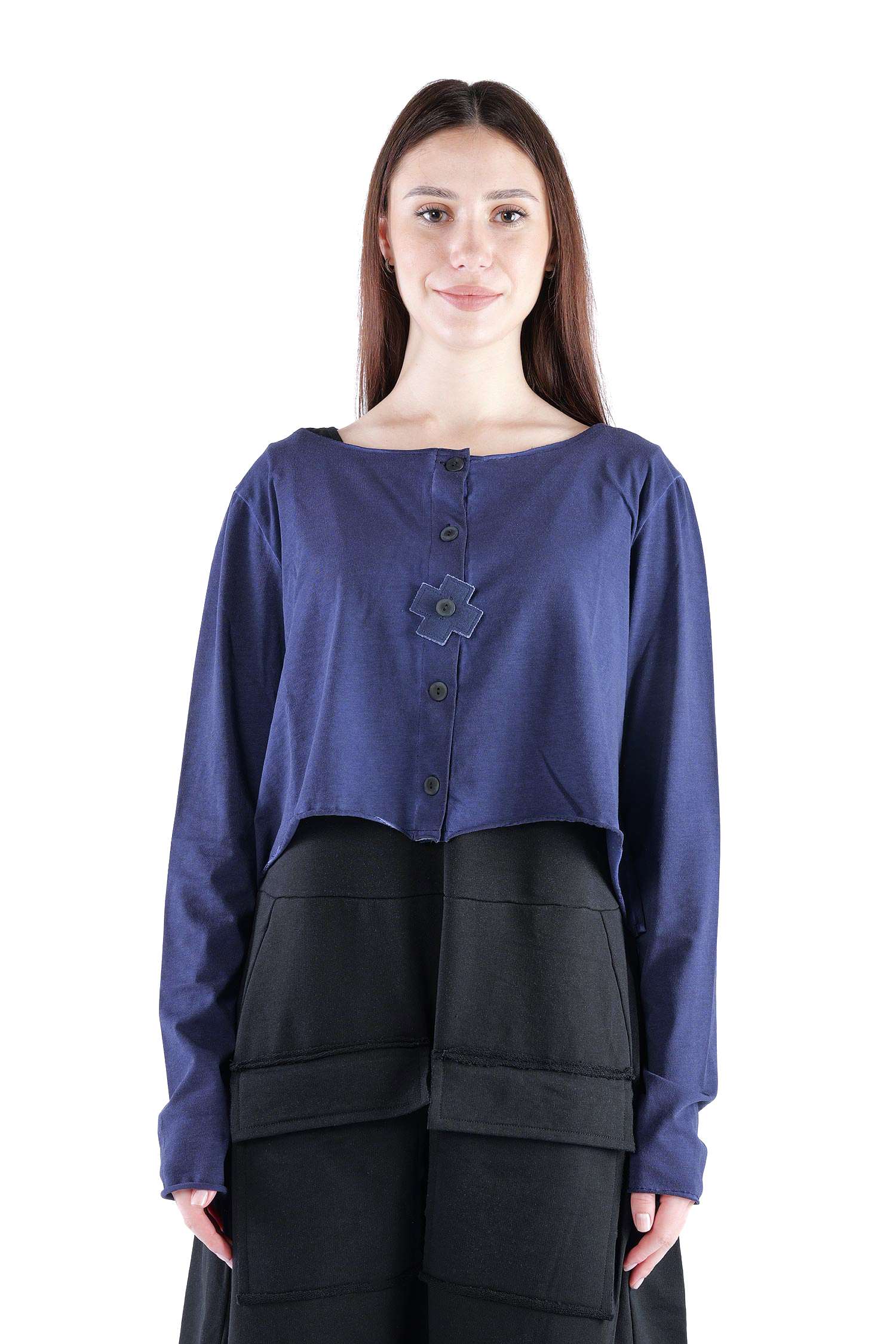 Kurze Jerseyjacke - Ocean - 2131
