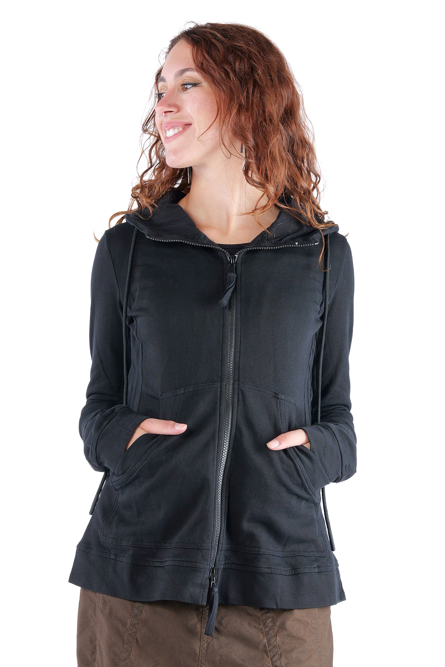 A-Linien Jacke - Schwarz - 2263291117
