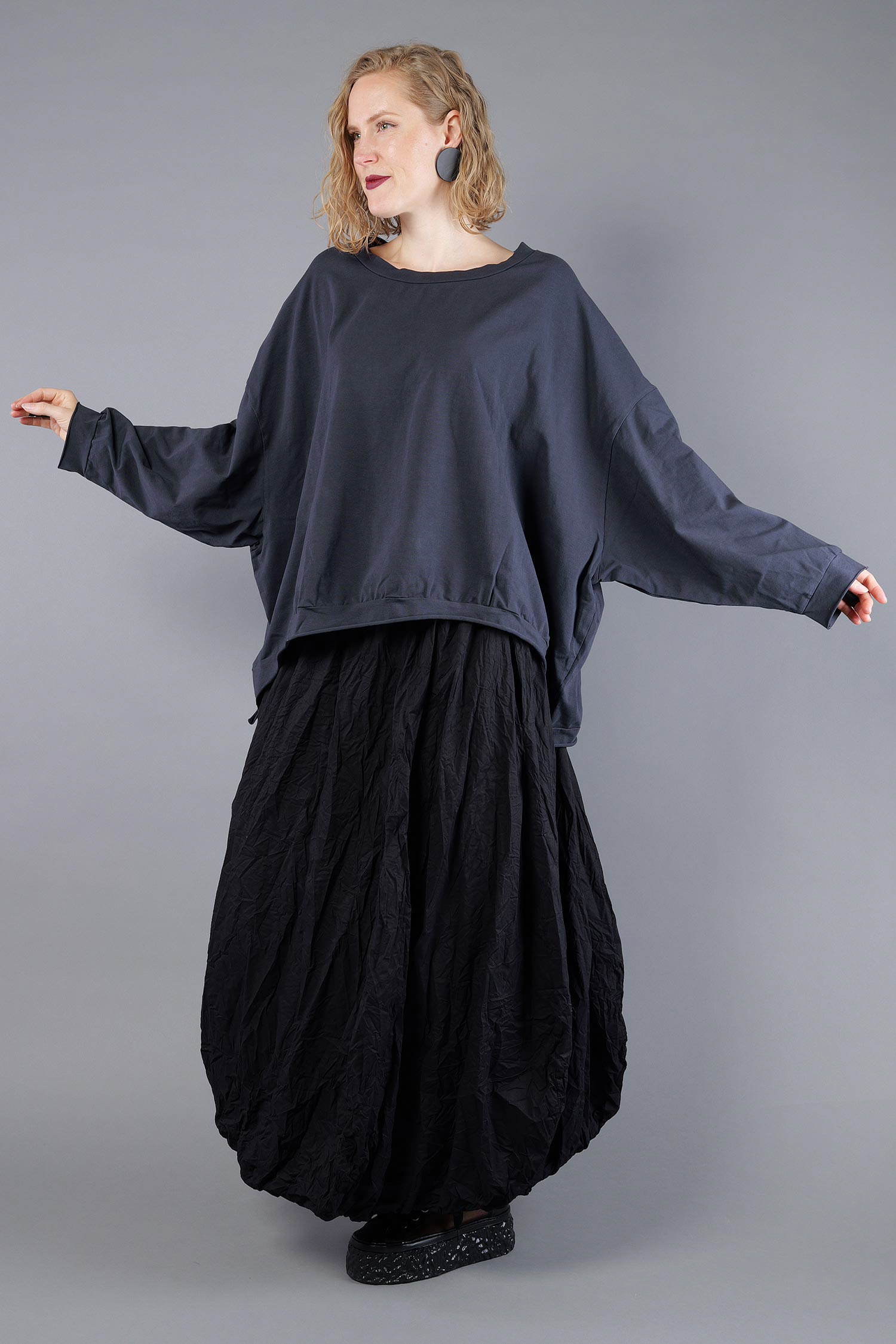 Oversize Jerseypullover - Satt - Handcare
