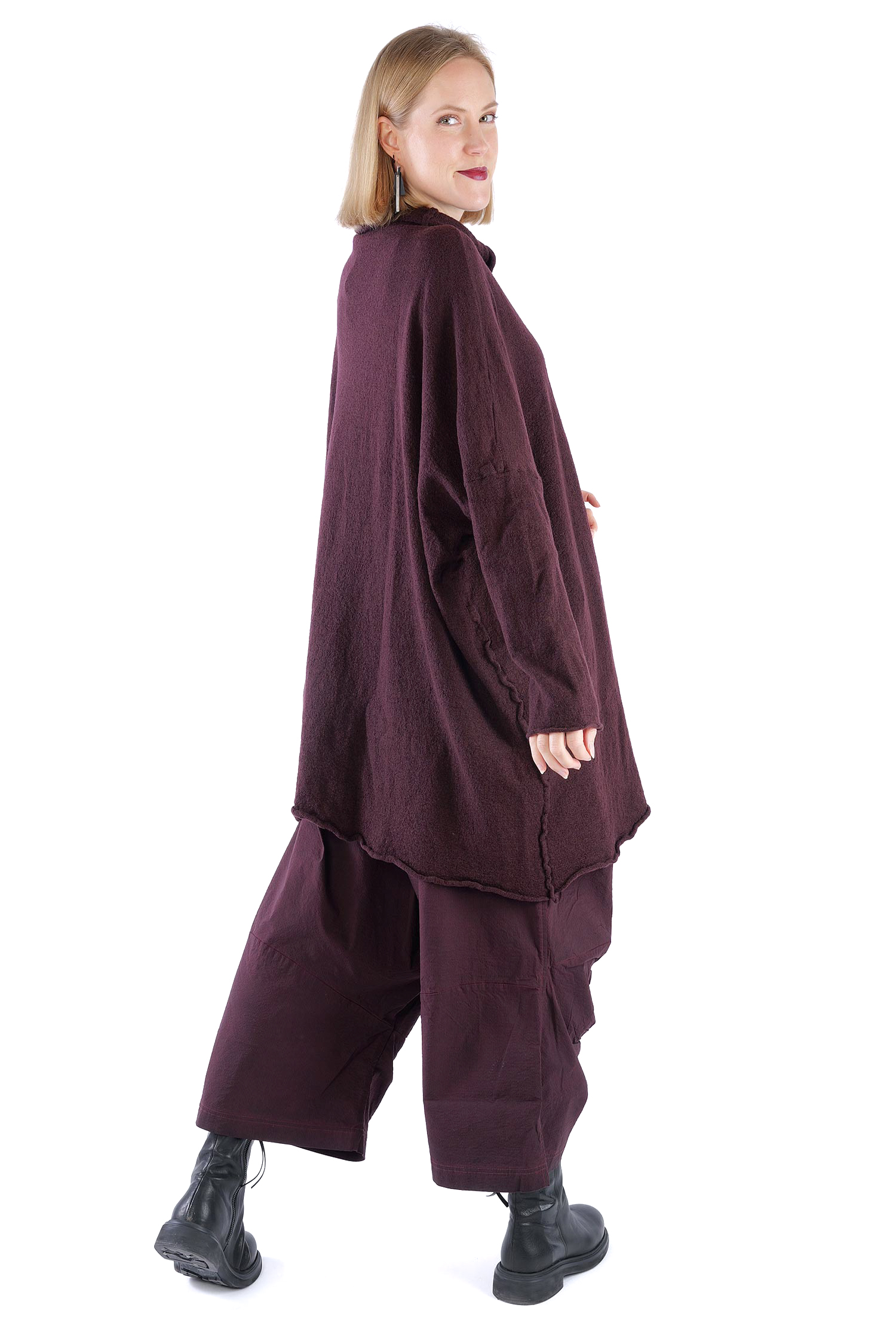 Wolltunika - Purple - 2261687014
