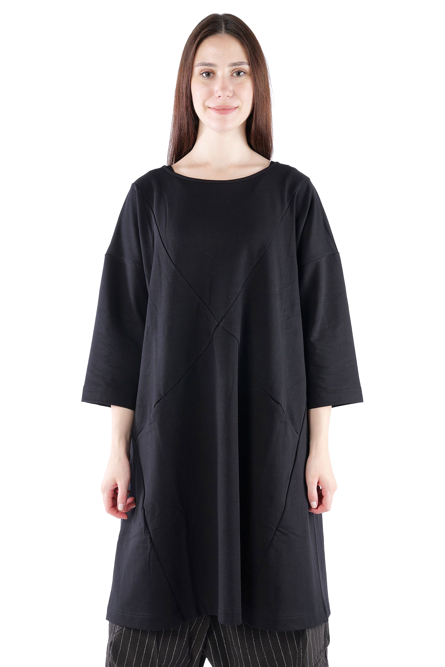 Sweattunika - Schwarz - U5865-U