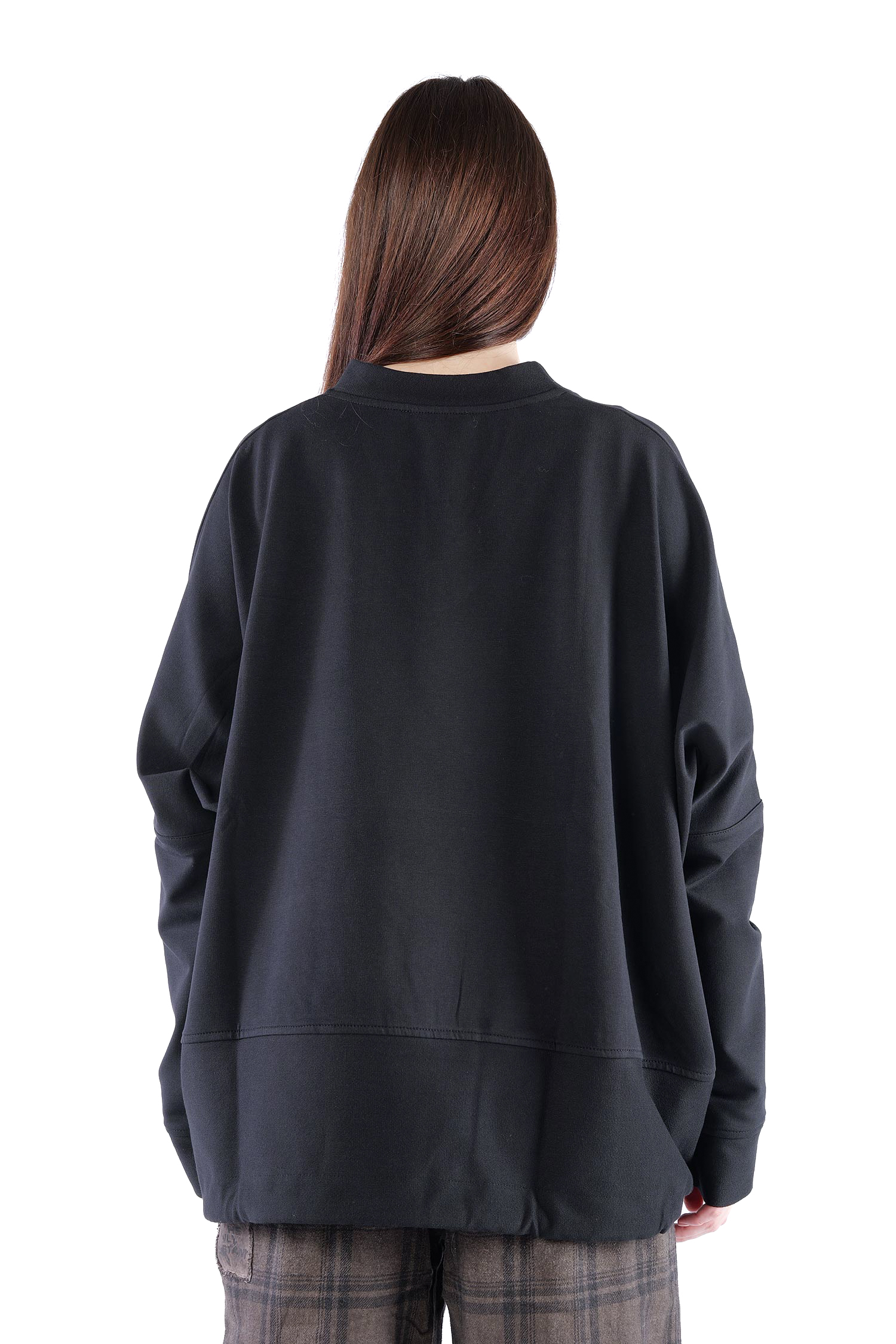 Oversize Sweatpullover - Schwarz - 26.2-KHF116