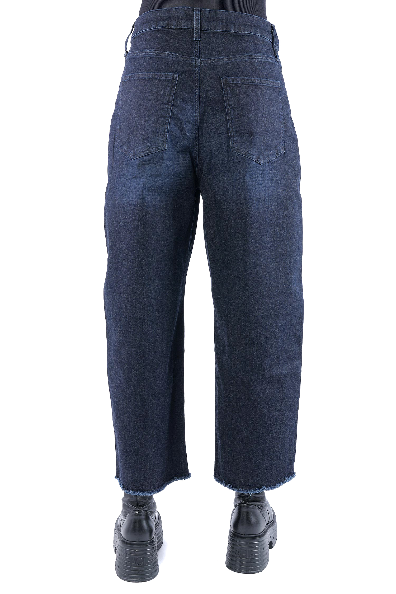 Weite Jeanshose - Darkblue - 10019