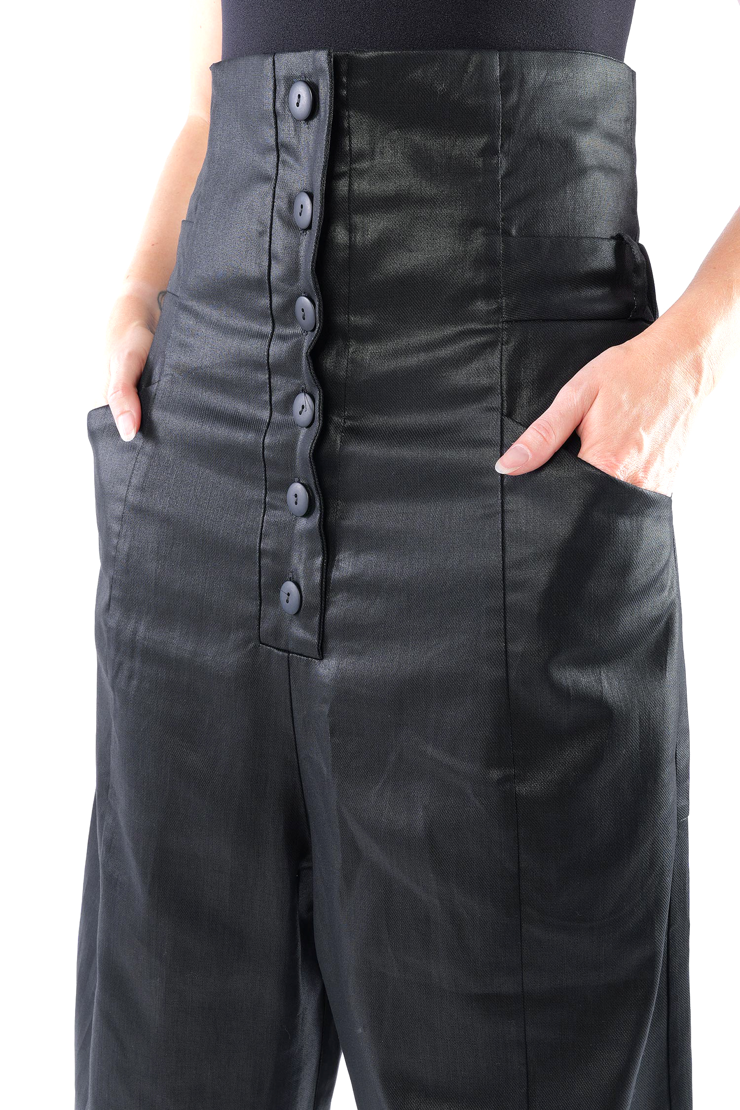 Beschichtete Hose - Black coated - Hedge