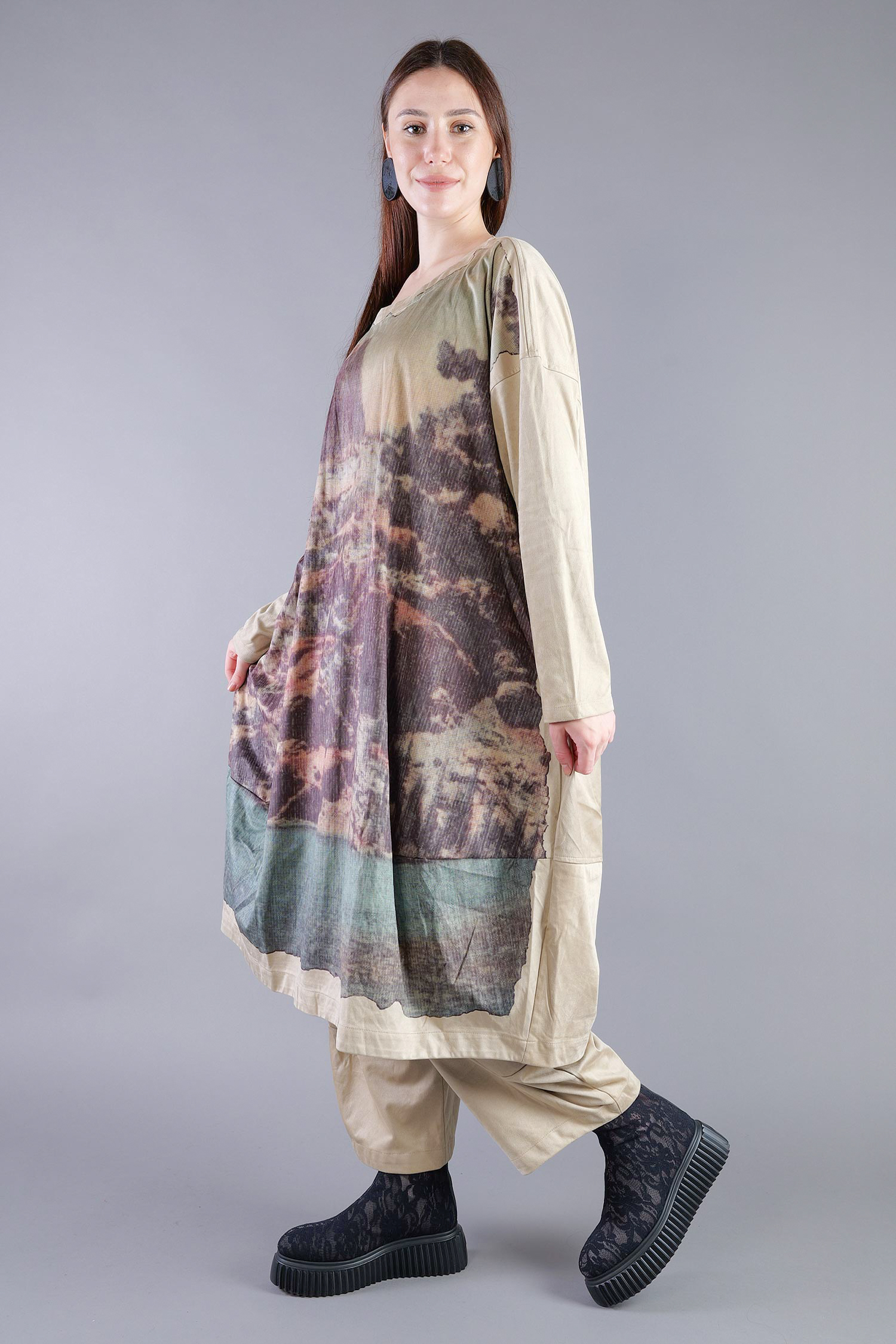 Velour-Optik Kleid - Original - 2263300903
