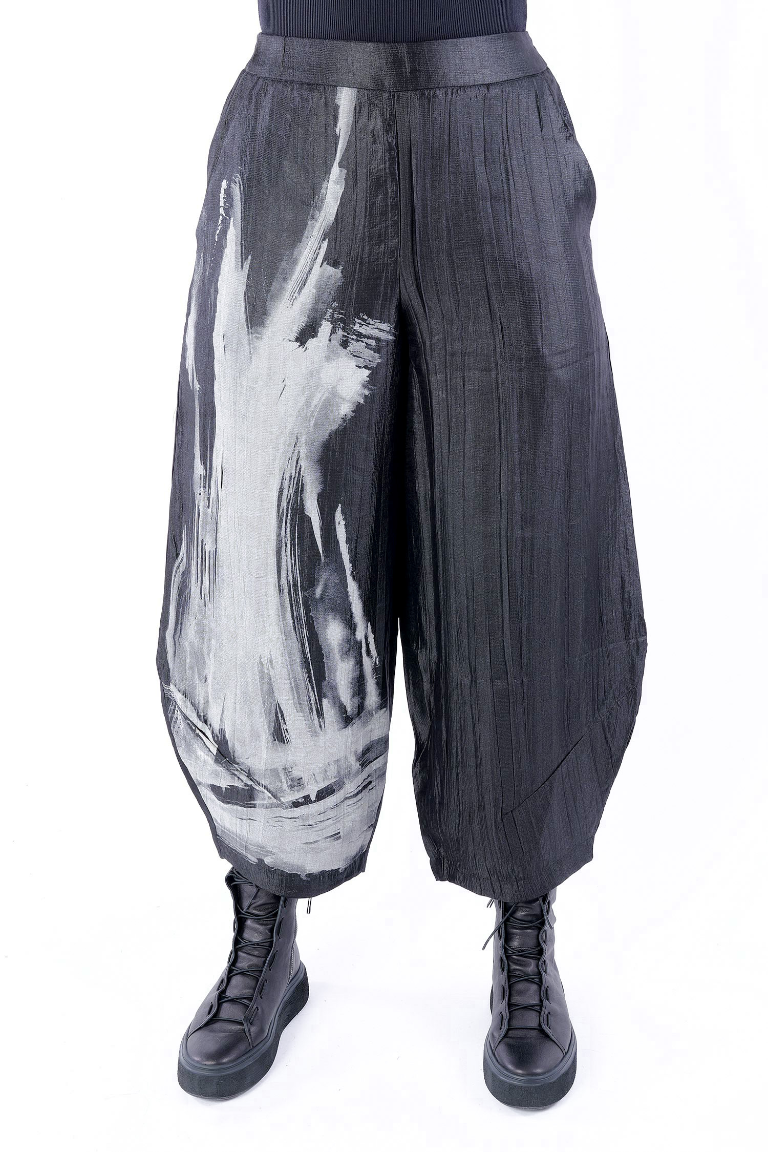 Tulpige Hose - Schwarz - 766013