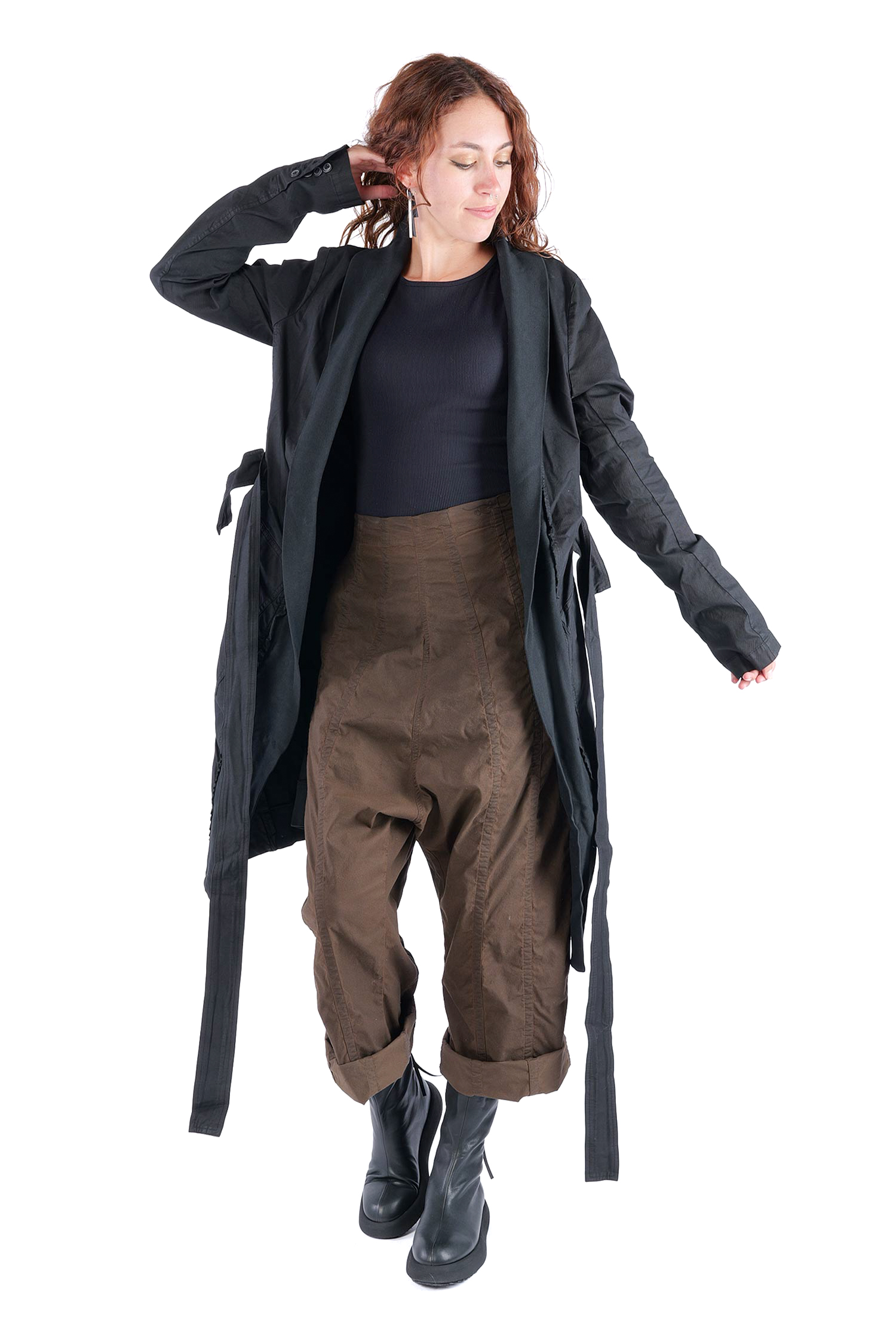 Ausgefallener Gehrock - Schwarz - 2262601210