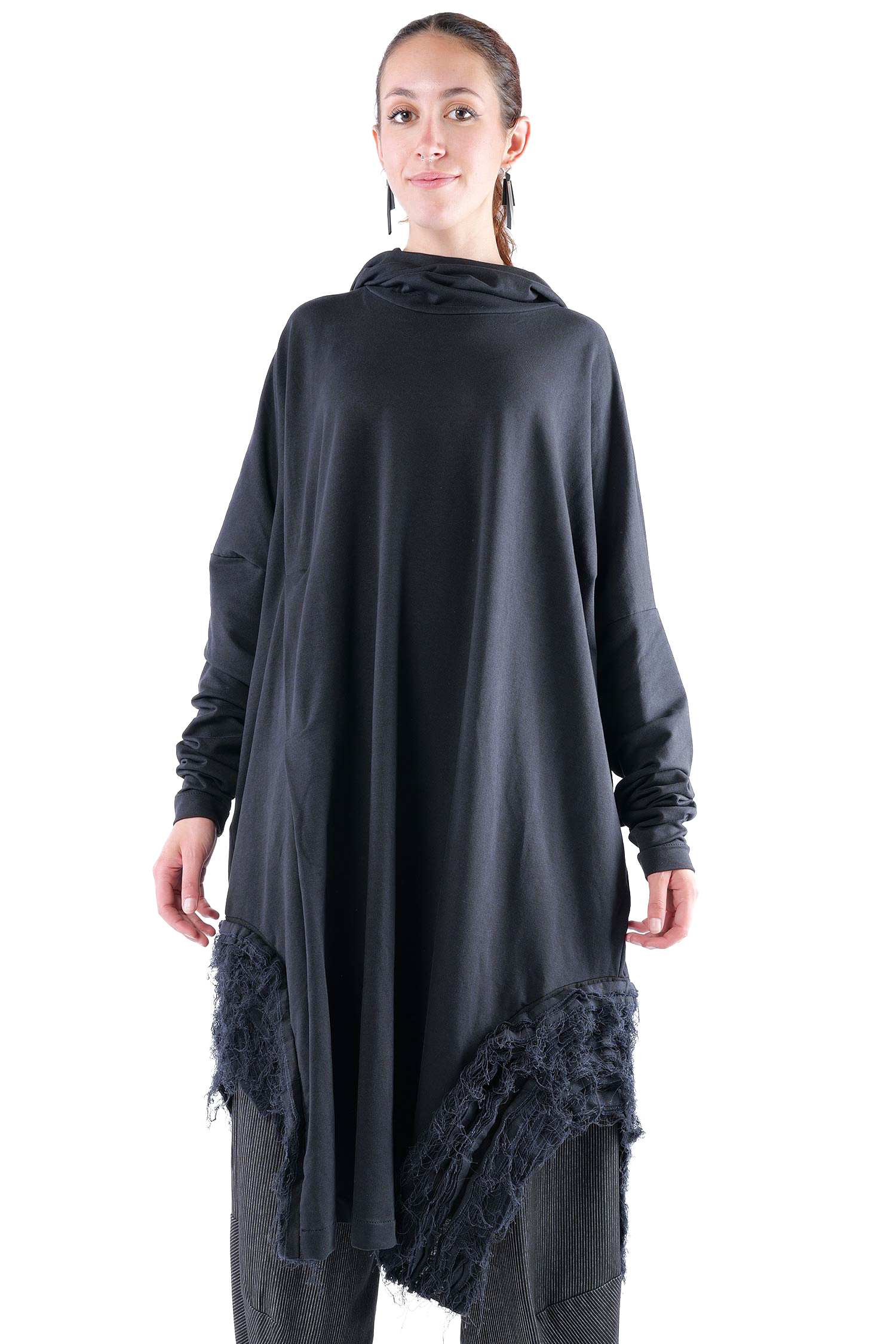 Oversize Tunika - Schwarz - J.Maia