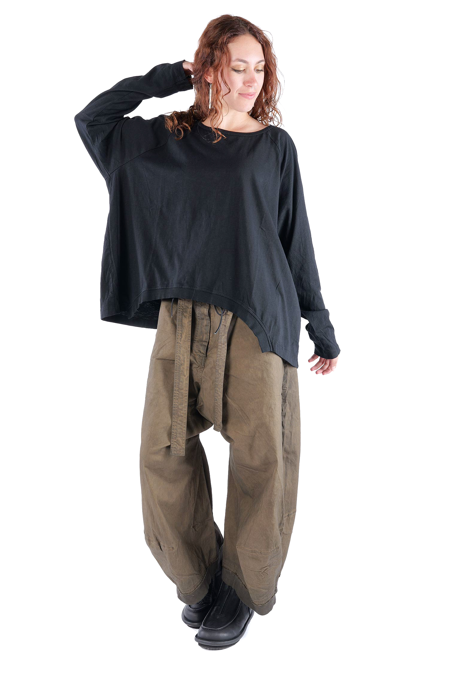 Oversize Pullover - Schwarz - 2263640513