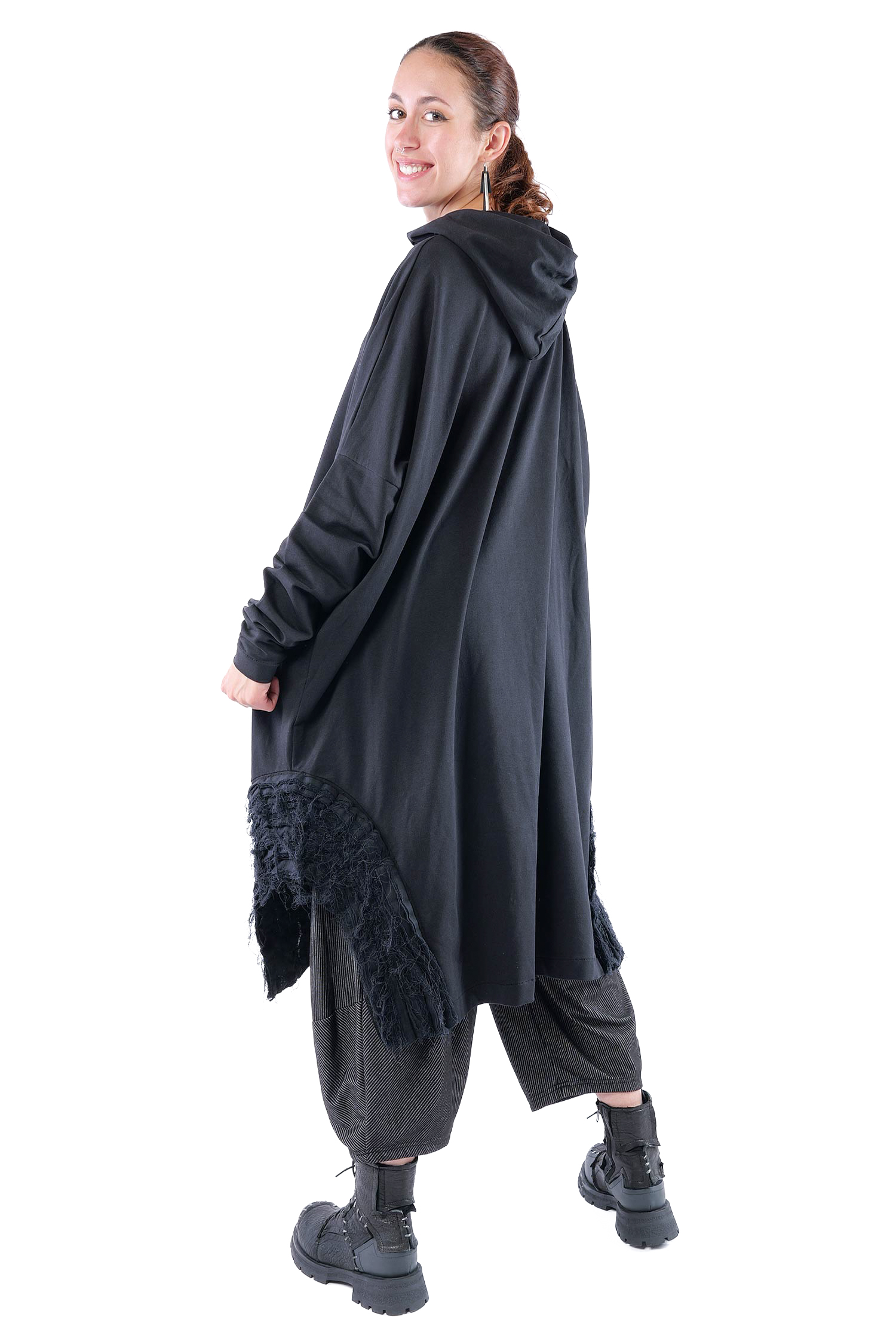 Oversize Tunika - Schwarz - J.Maia
