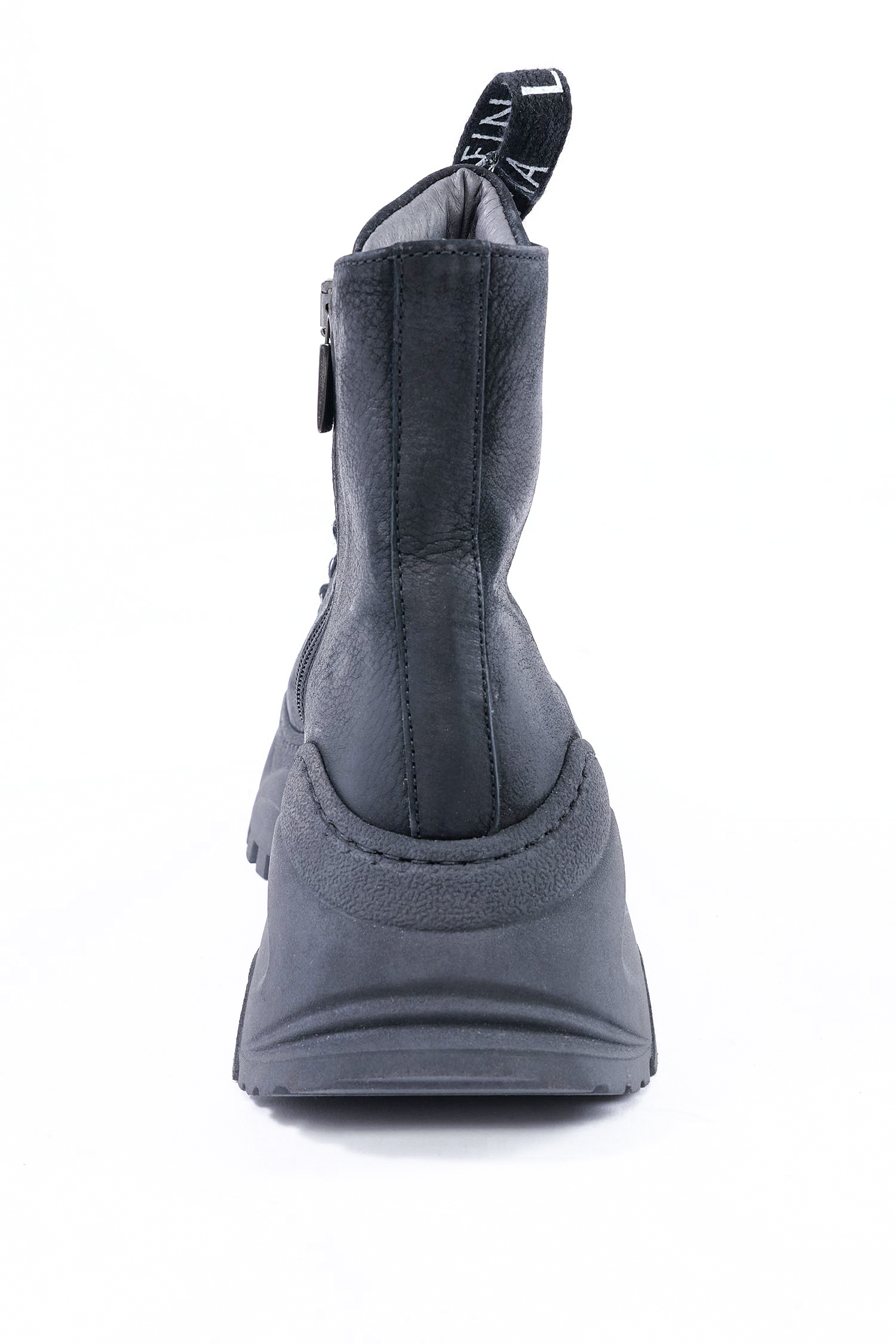 Leather boots - black - 6492