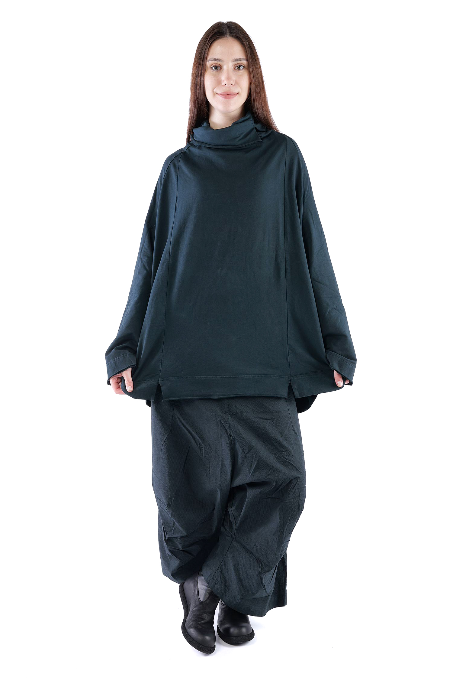 Oversize Sweatpullover - Petrol cloud - 2261280505