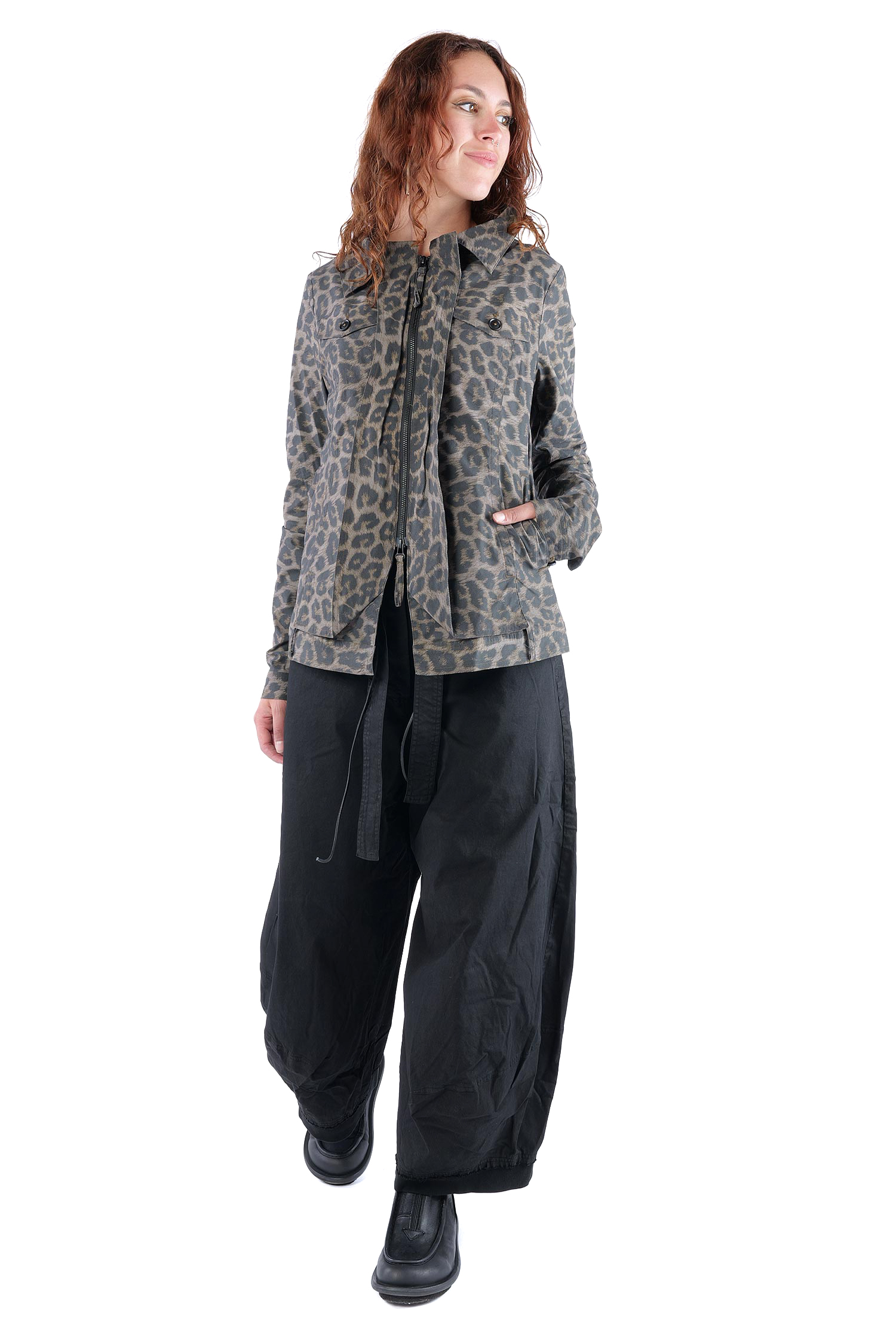 Superstretch-Jacke - Leo black cloud - 2261391102