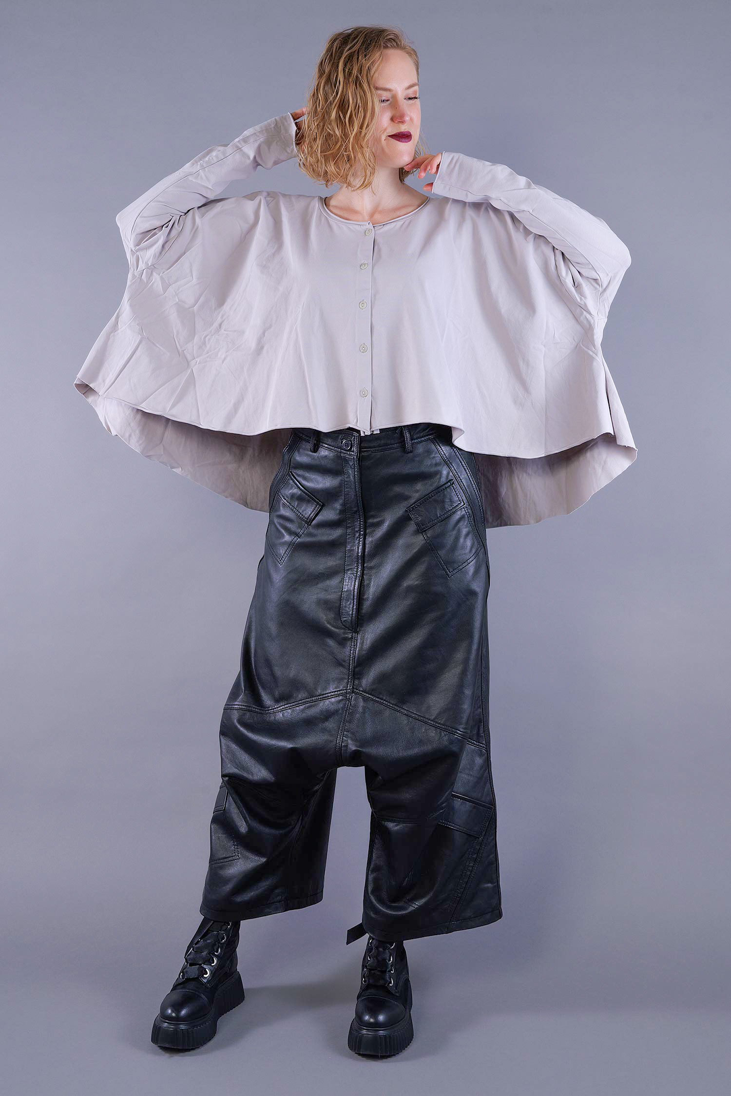 Oversize Jacket - Kiesel - Soulviel