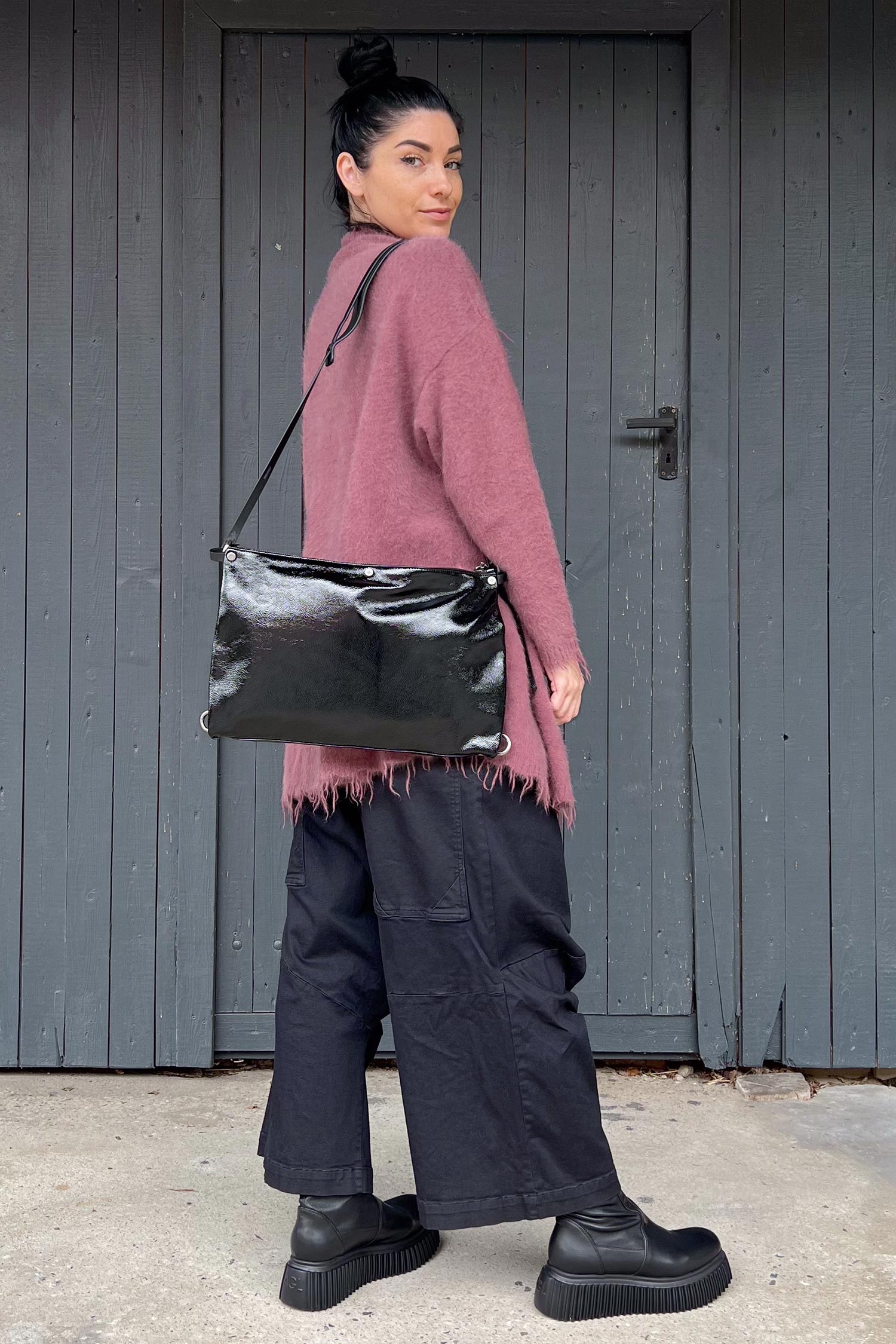 Leder Tasche - Patent Inked Black - DINKUM ed.2