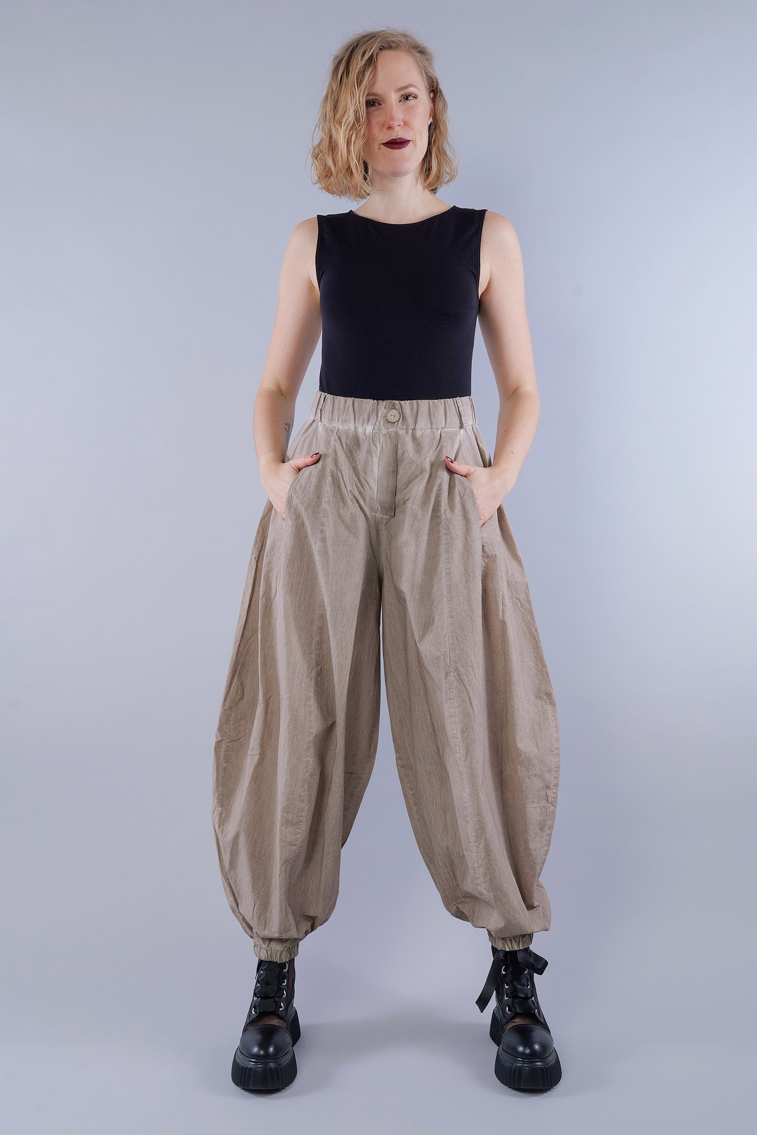 Baumwoll-Hose - Sand old dye - Pafos